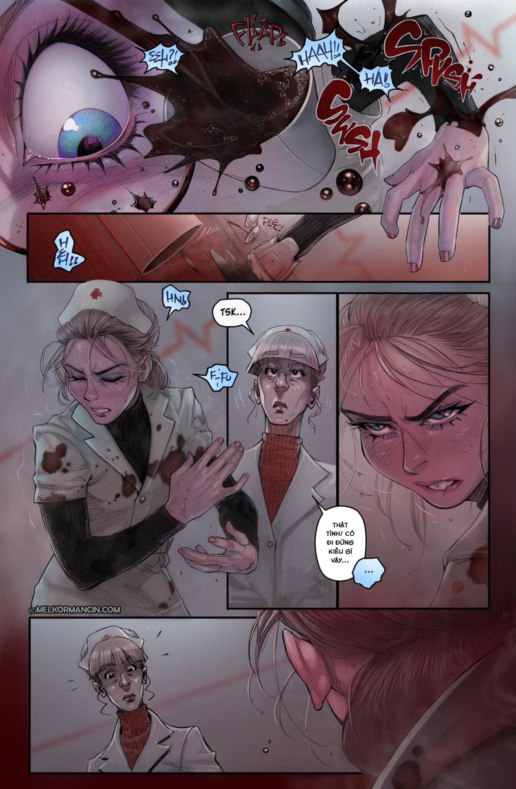HentaiVN.net - Ảnh 22 - Nurse Morgan - Chap 1