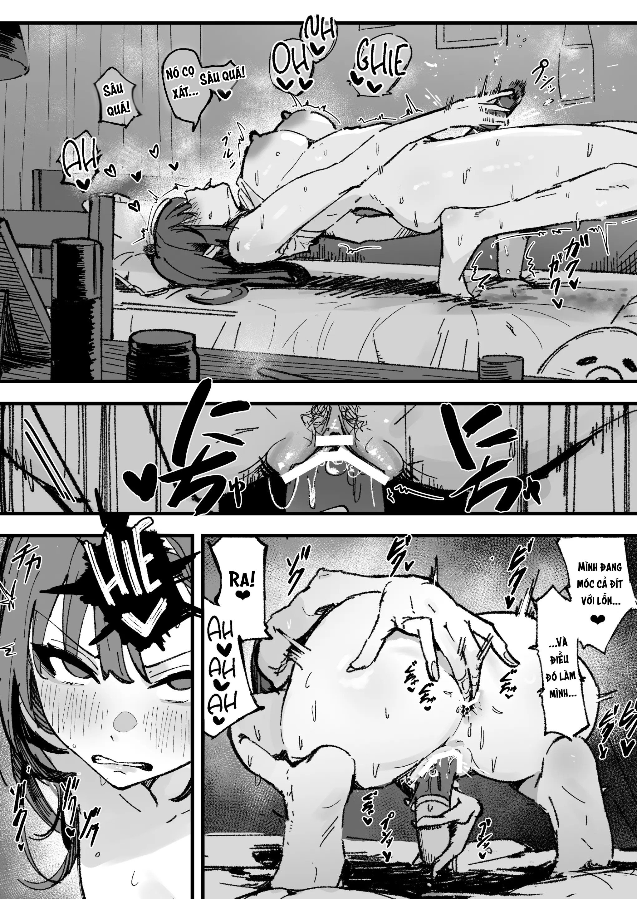 HentaiVN.net - Ảnh 37 - Cướp xác của con đuỹ Grayu cùng lớp - Chap 1