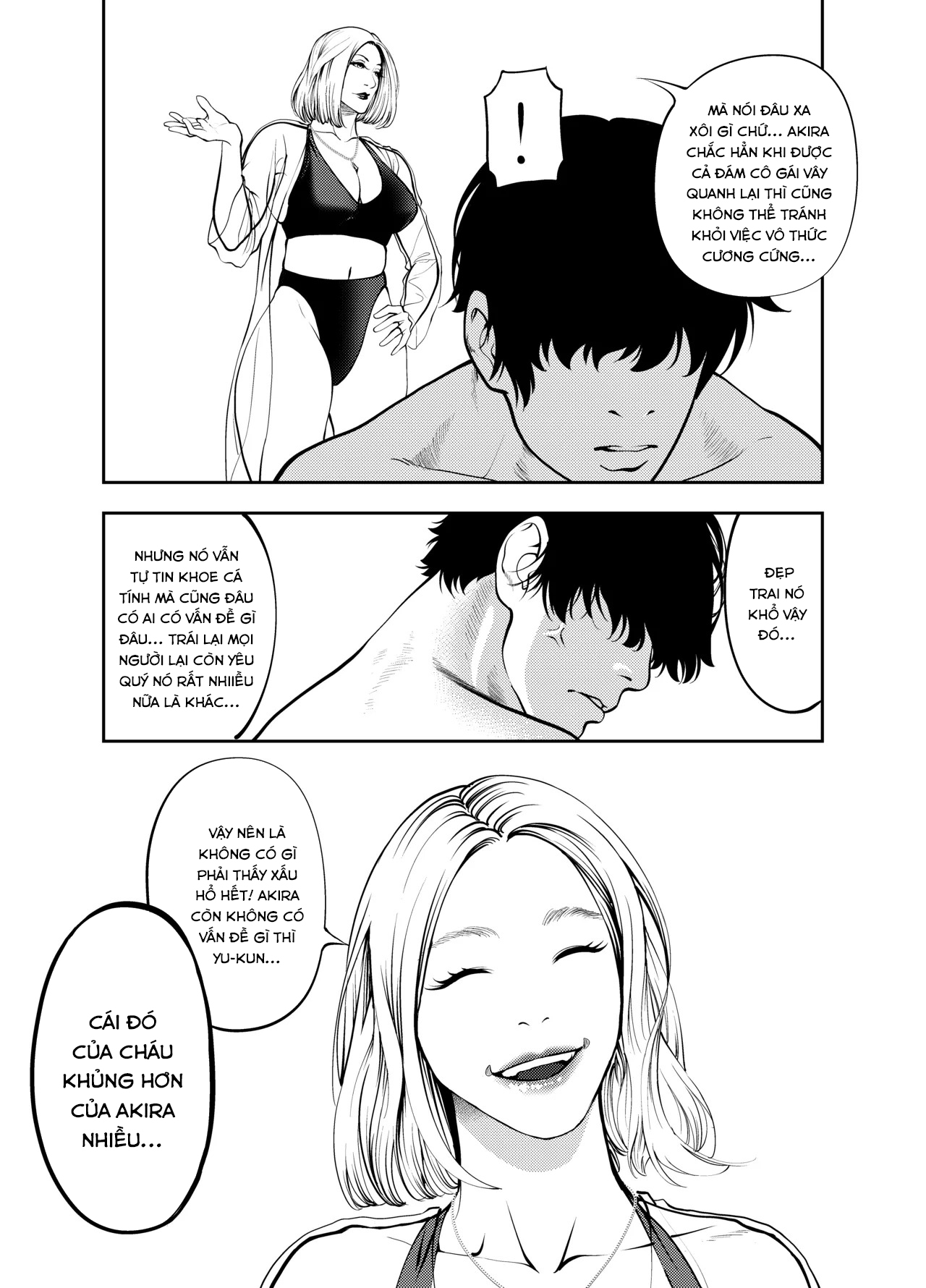 HentaiVN.net - Ảnh 11 - Oba-san to Uminoya de - Chap 1