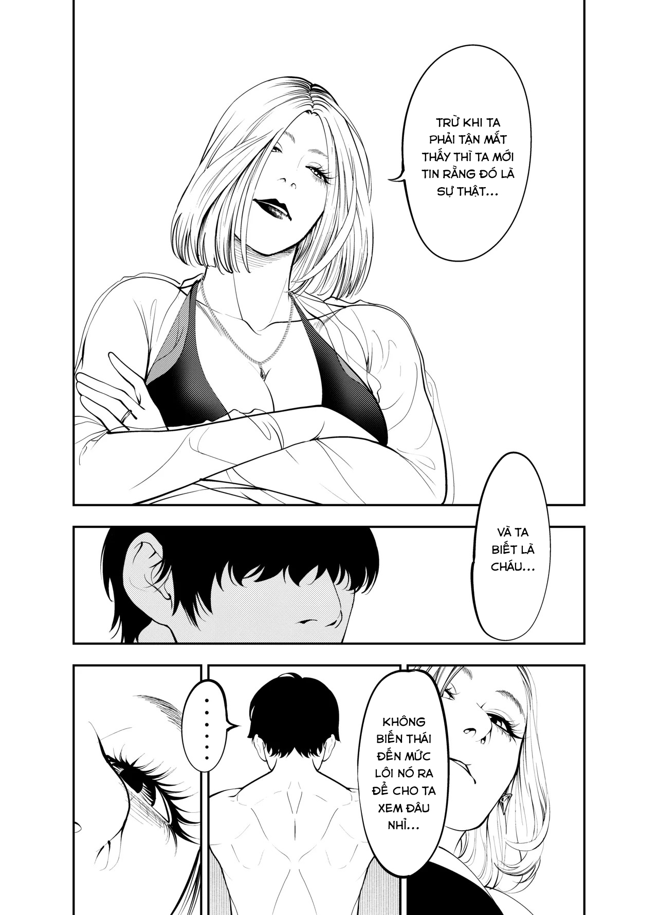 HentaiVN.net - Ảnh 14 - Oba-san to Uminoya de - Chap 1