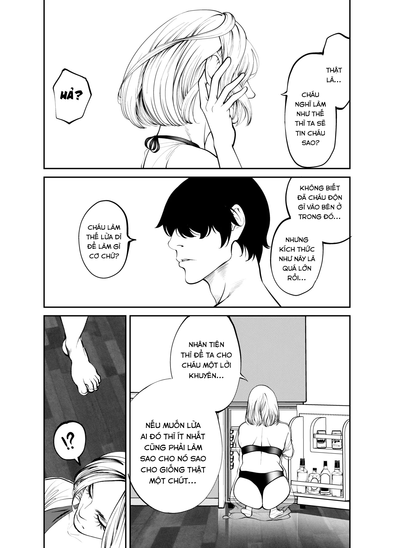 HentaiVN.net - Ảnh 17 - Oba-san to Uminoya de - Chap 1