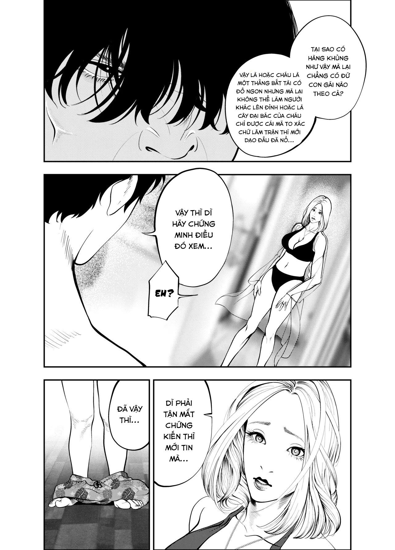 HentaiVN.net - Ảnh 21 - Oba-san to Uminoya de - Chap 1