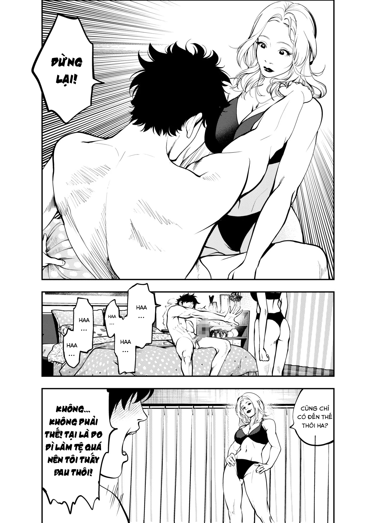HentaiVN.net - Ảnh 38 - Oba-san to Uminoya de - Chap 1