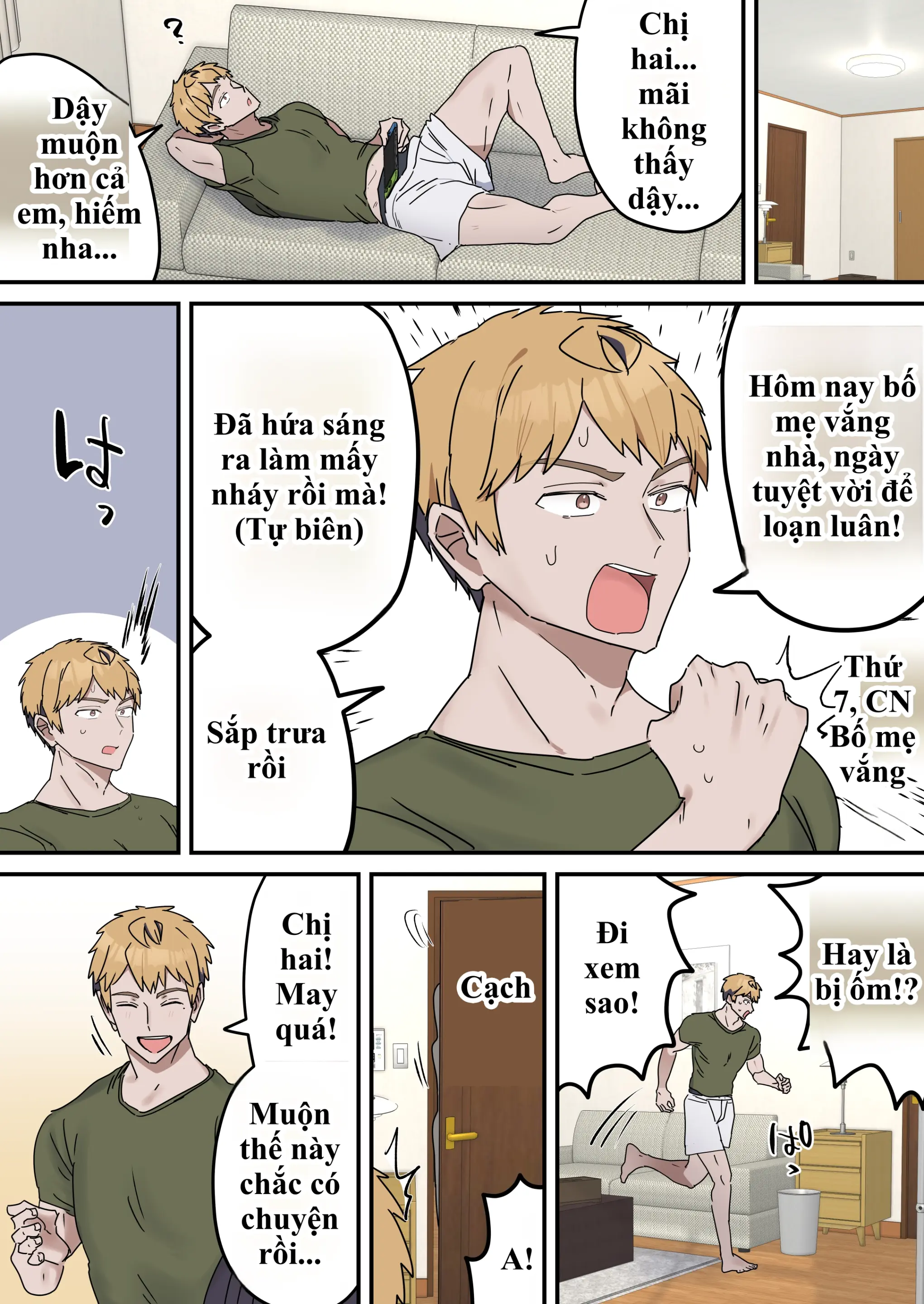 HentaiVN.net - Ảnh 11 - Giji SEX Kyoudai - Chap 6