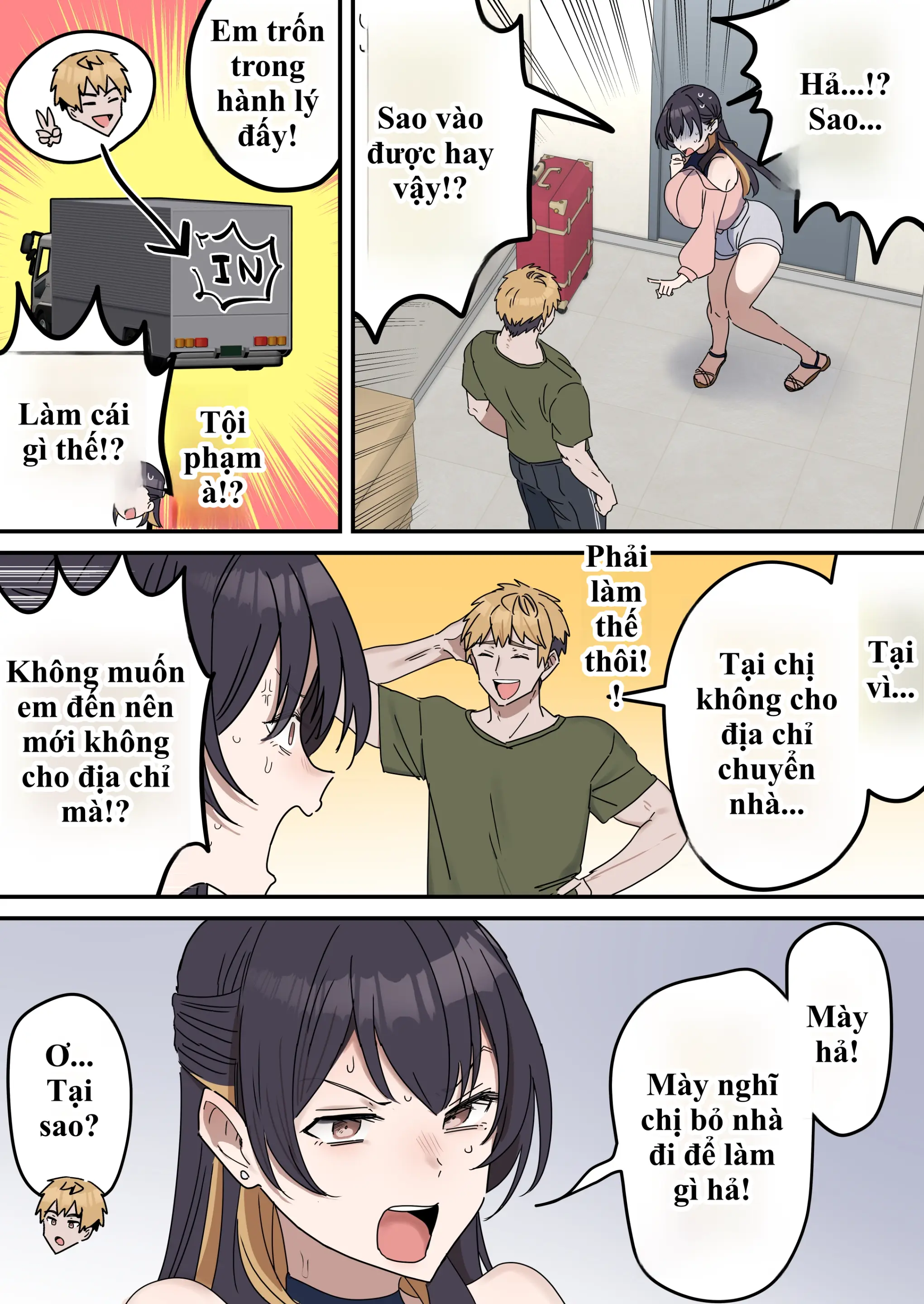 HentaiVN.net - Ảnh 5 - Giji SEX Kyoudai - Chap 8
