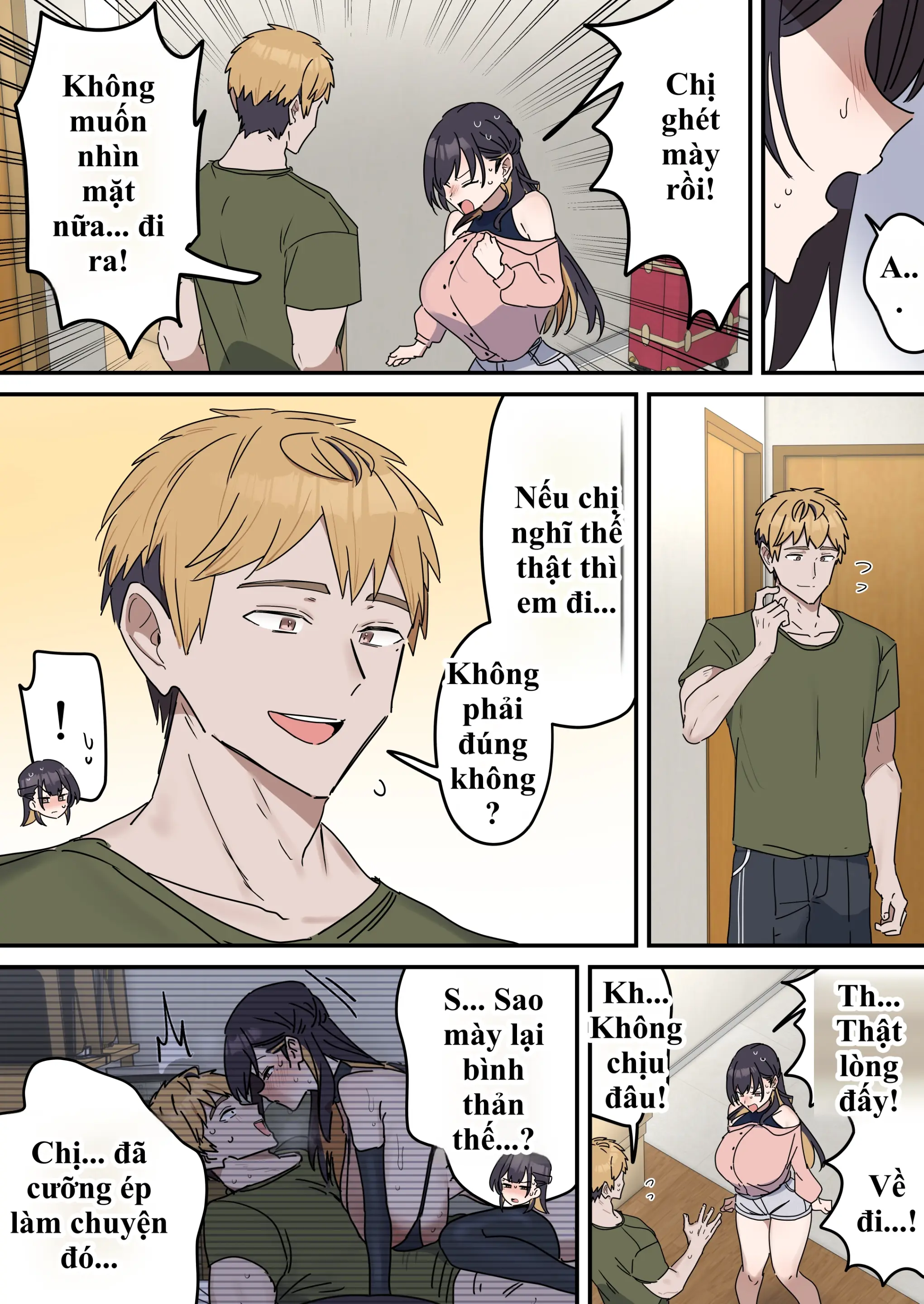 HentaiVN.net - Ảnh 6 - Giji SEX Kyoudai - Chap 8