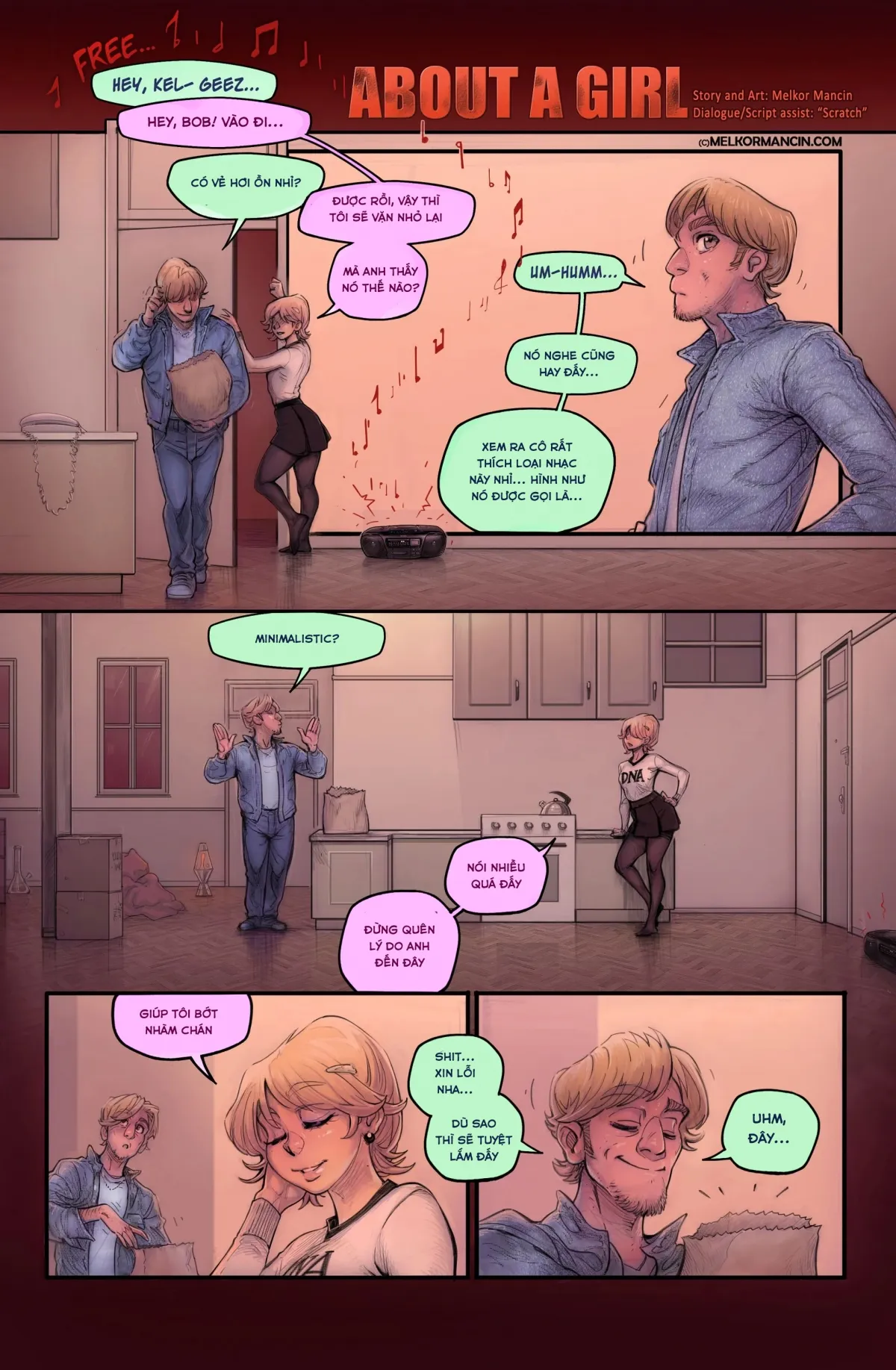 HentaiVN.net - Ảnh 3 - About A Girl (FULL) - Chap 1