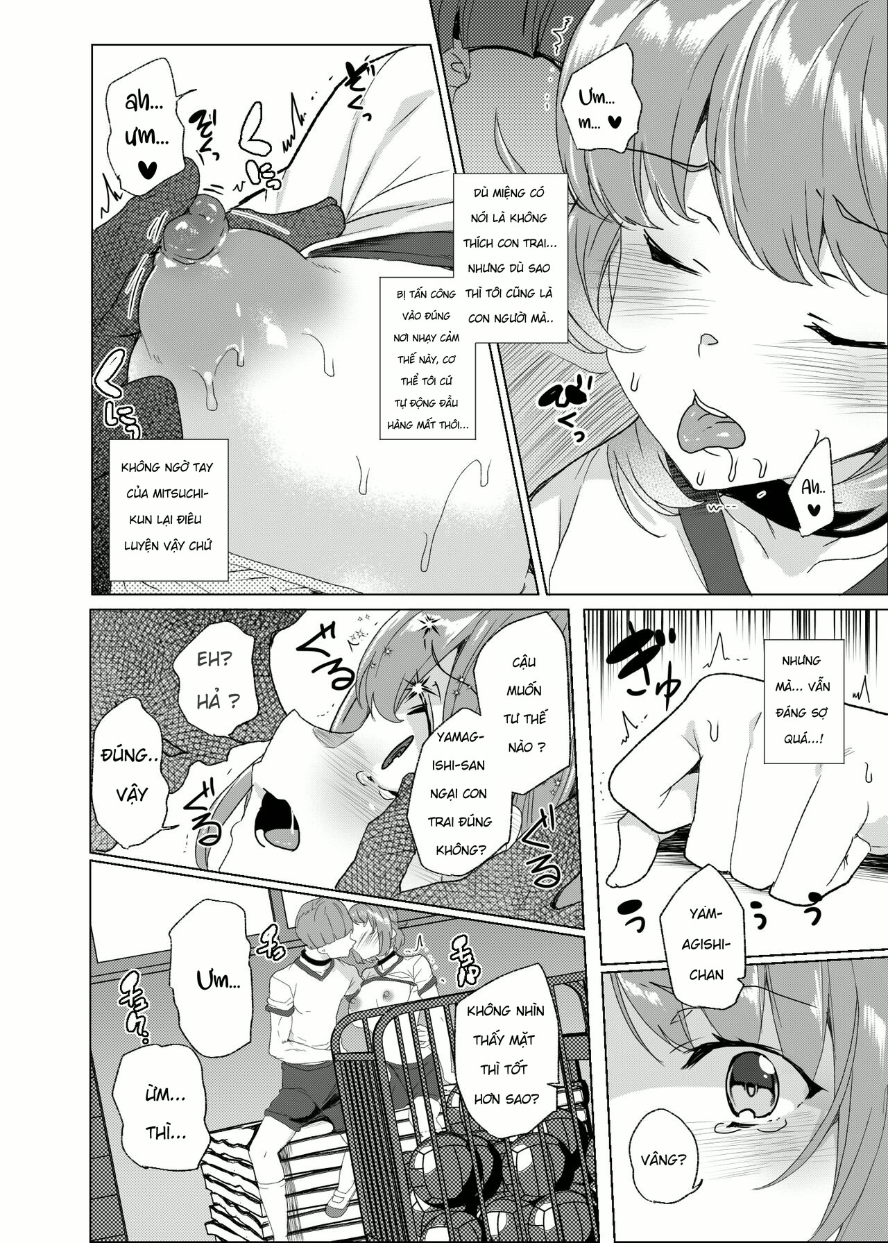 HentaiVN.net - Ảnh 14 - [Waffle Doumeiken (Tanaka Decilitre)] Joukyuu Seishi Chakushou Gimuka!_ 3 ~Jimikei Joshi to Tanetsuke Namahame Seikyouiku Campaign!~ - Chap 1