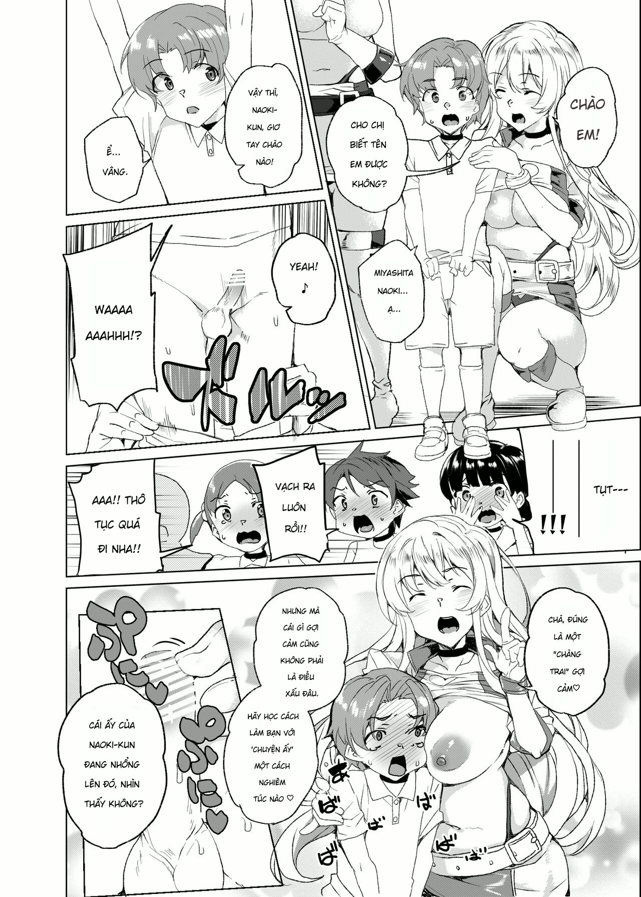 HentaiVN.net - Ảnh 56 - [Waffle Doumeiken (Tanaka Decilitre)] Joukyuu Seishi Chakushou Gimuka!_ 3 ~Jimikei Joshi to Tanetsuke Namahame Seikyouiku Campaign!~ - Chap 1