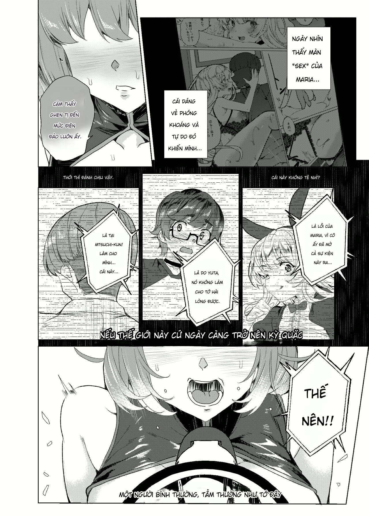 HentaiVN.net - Ảnh 66 - [Waffle Doumeiken (Tanaka Decilitre)] Joukyuu Seishi Chakushou Gimuka!_ 3 ~Jimikei Joshi to Tanetsuke Namahame Seikyouiku Campaign!~ - Chap 1