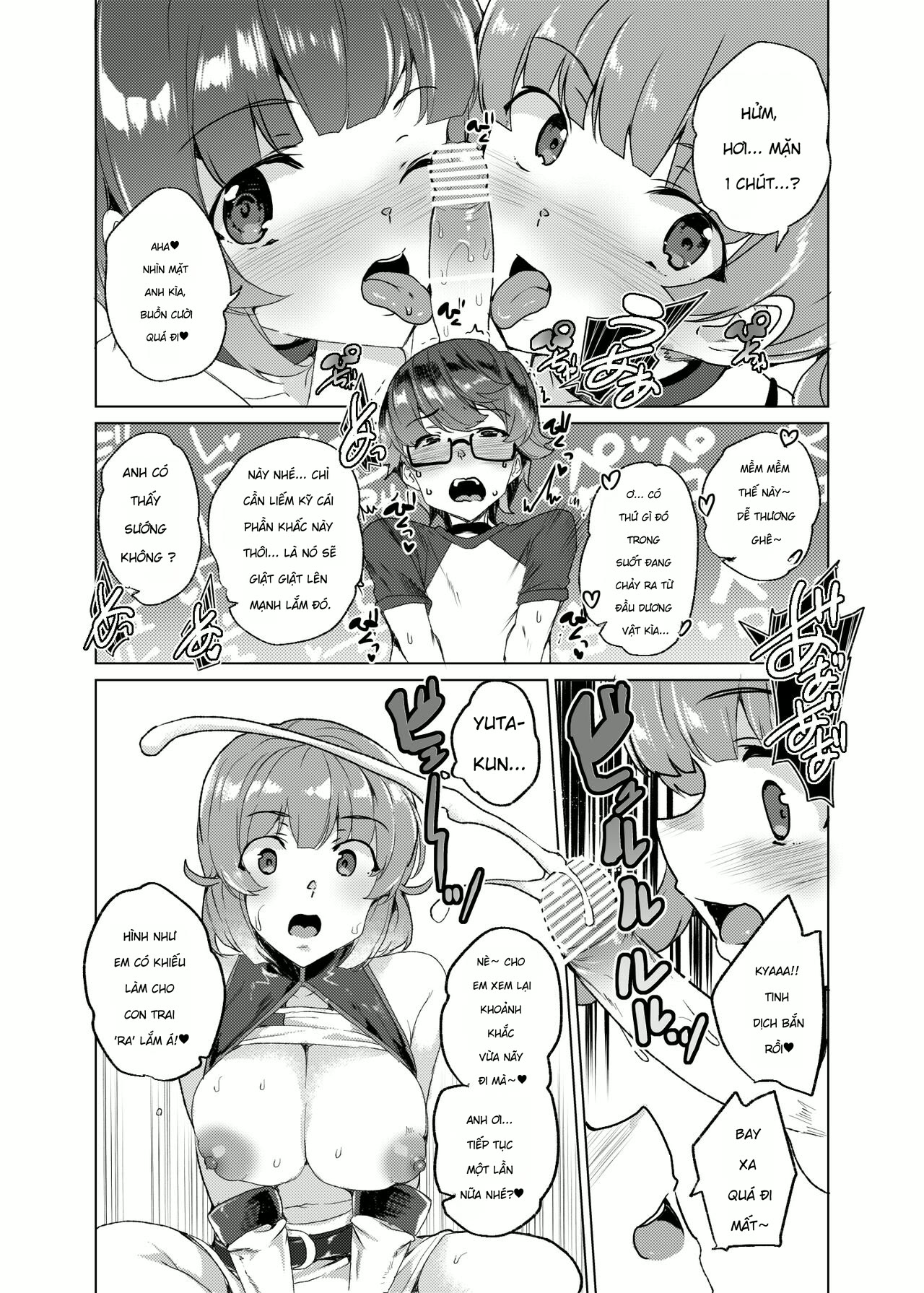HentaiVN.net - Ảnh 71 - [Waffle Doumeiken (Tanaka Decilitre)] Joukyuu Seishi Chakushou Gimuka!_ 3 ~Jimikei Joshi to Tanetsuke Namahame Seikyouiku Campaign!~ - Chap 1