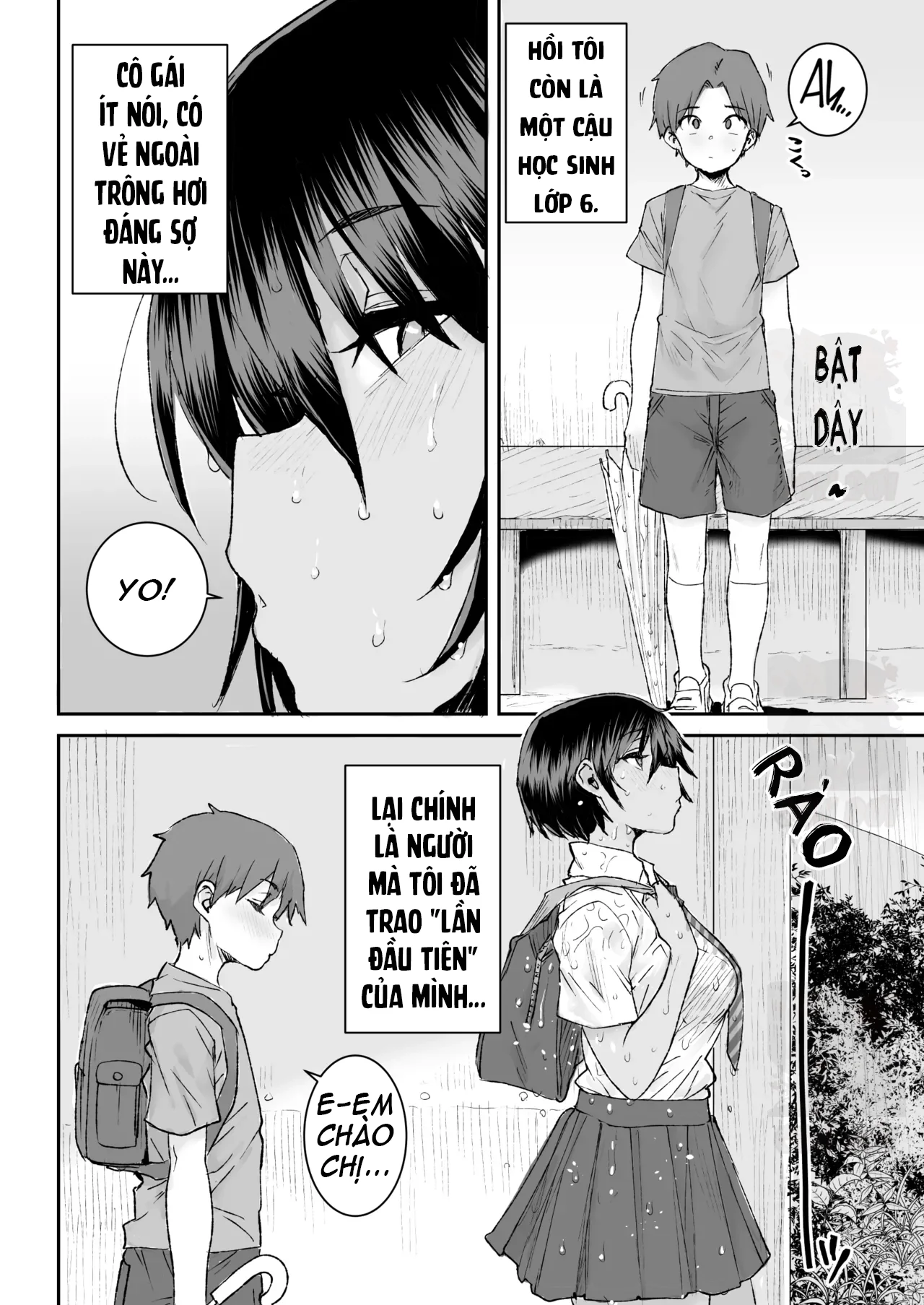 HentaiVN.net - Ảnh 3 - Lần Đầu Với Một Chị Gái Tomboy - Chap 1