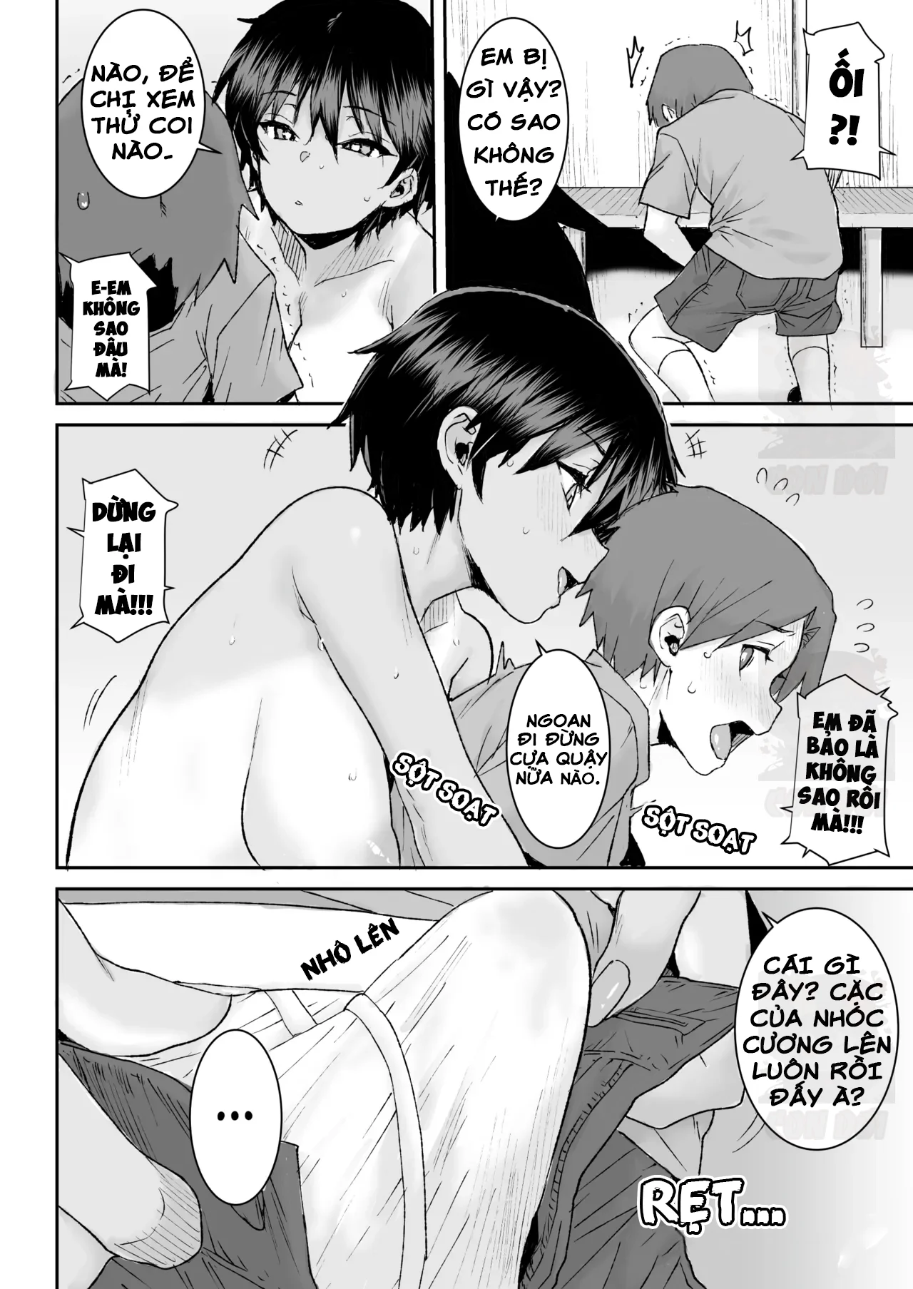 HentaiVN.net - Ảnh 9 - Lần Đầu Với Một Chị Gái Tomboy - Chap 1