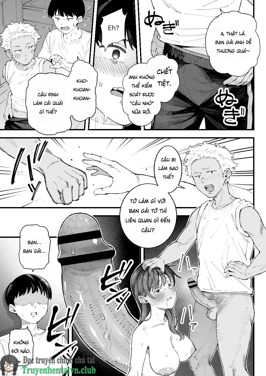 HentaiVN.net - Ảnh 44 - Boku to Aitsu to Ano Ko to KanojoMe, Him, the Girl and Her - Chap 1