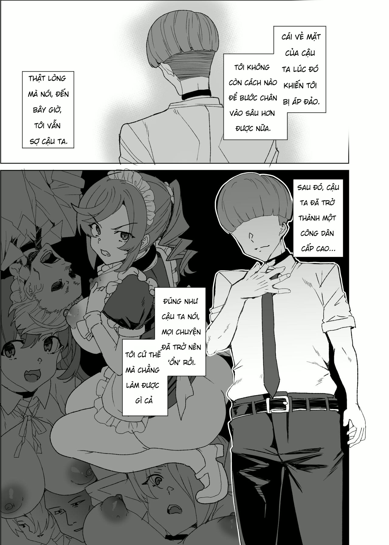HentaiVN.net - Ảnh 10 - Joukyuu Seishi Chakushou Gimuka! 4 ~Jimikei Joshi to Tanetsuke Namahame Seikyouiku Campaign!~ - Chap 1