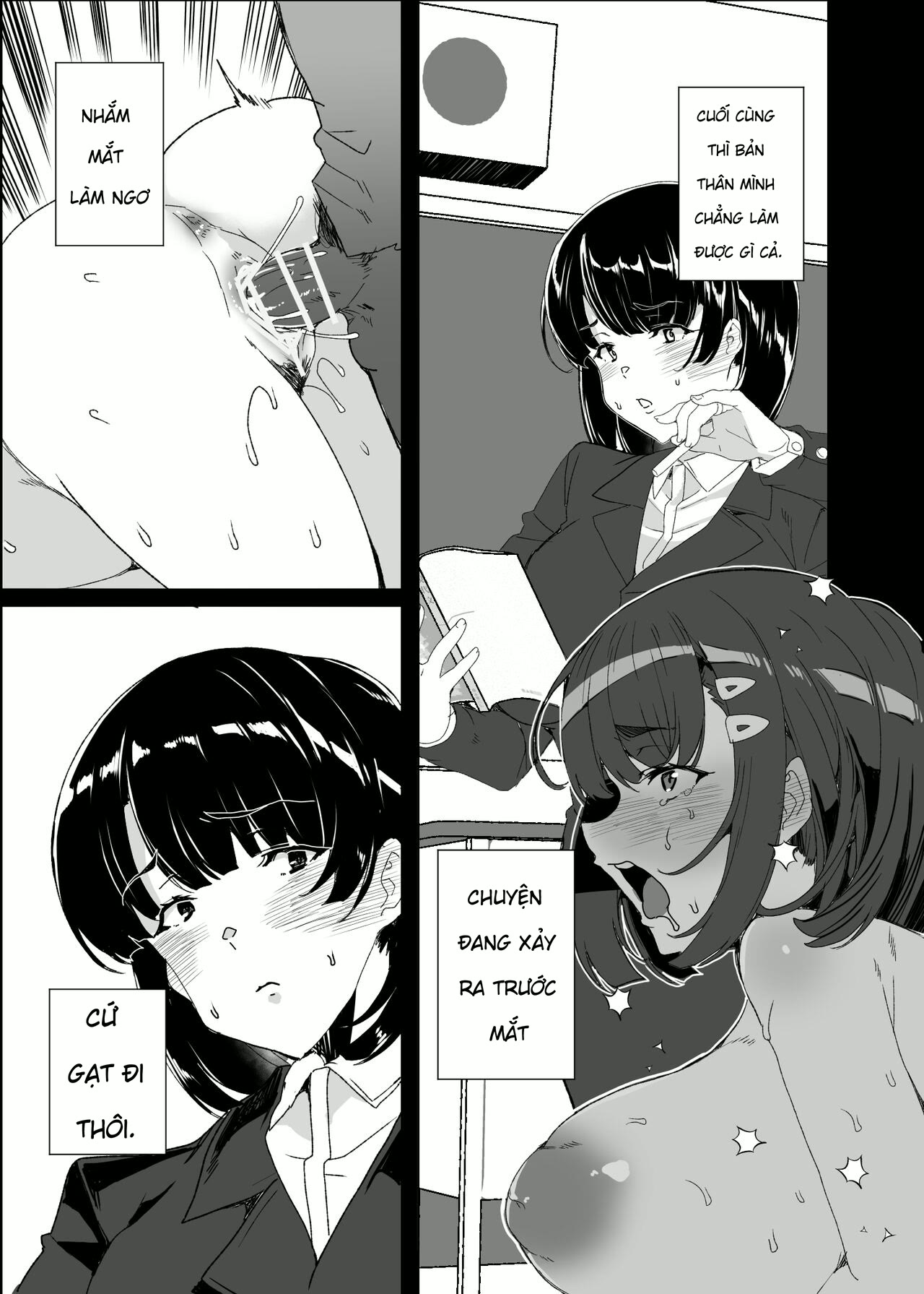 HentaiVN.net - Ảnh 11 - Joukyuu Seishi Chakushou Gimuka! 4 ~Jimikei Joshi to Tanetsuke Namahame Seikyouiku Campaign!~ - Chap 1