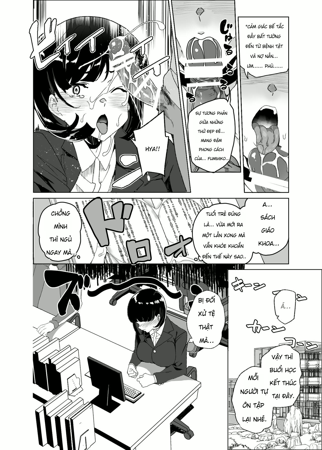 HentaiVN.net - Ảnh 19 - Joukyuu Seishi Chakushou Gimuka! 4 ~Jimikei Joshi to Tanetsuke Namahame Seikyouiku Campaign!~ - Chap 1