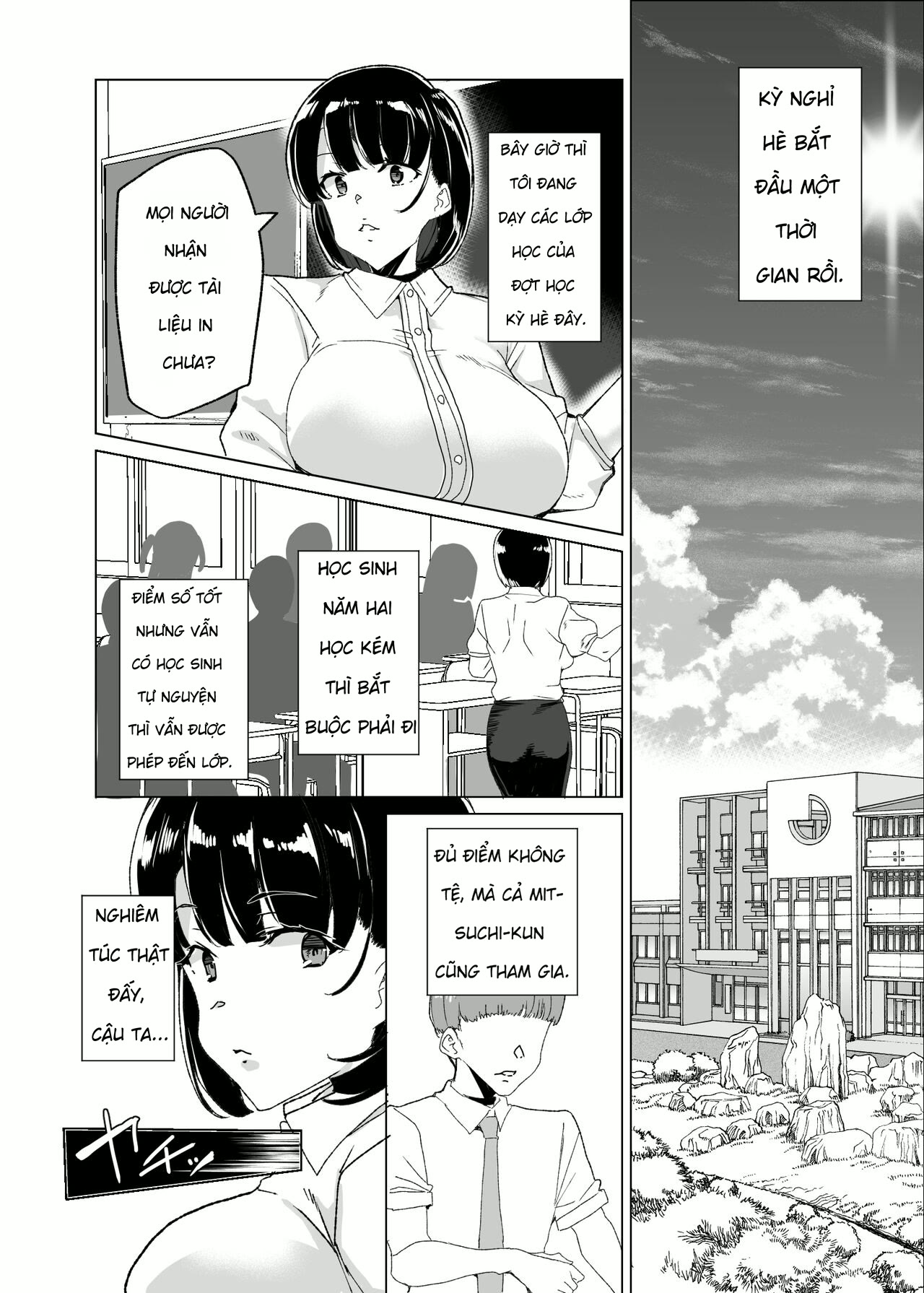 HentaiVN.net - Ảnh 15 - Joukyuu Seishi Chakushou Gimuka! 4 ~Jimikei Joshi to Tanetsuke Namahame Seikyouiku Campaign!~ - Chap 3