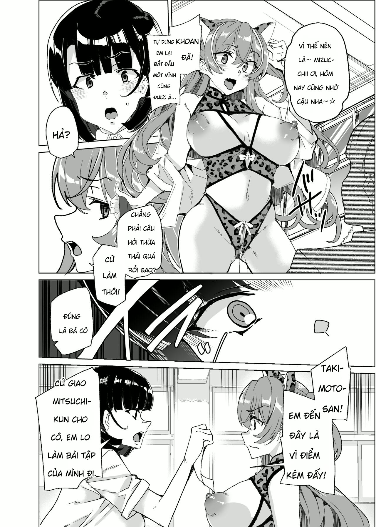 HentaiVN.net - Ảnh 17 - Joukyuu Seishi Chakushou Gimuka! 4 ~Jimikei Joshi to Tanetsuke Namahame Seikyouiku Campaign!~ - Chap 3