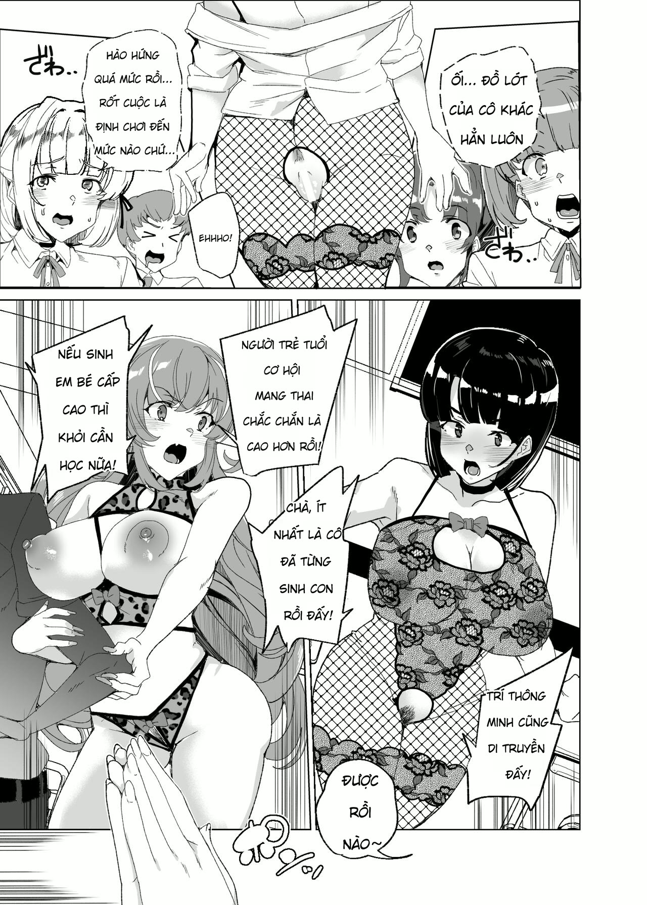 HentaiVN.net - Ảnh 22 - Joukyuu Seishi Chakushou Gimuka! 4 ~Jimikei Joshi to Tanetsuke Namahame Seikyouiku Campaign!~ - Chap 3