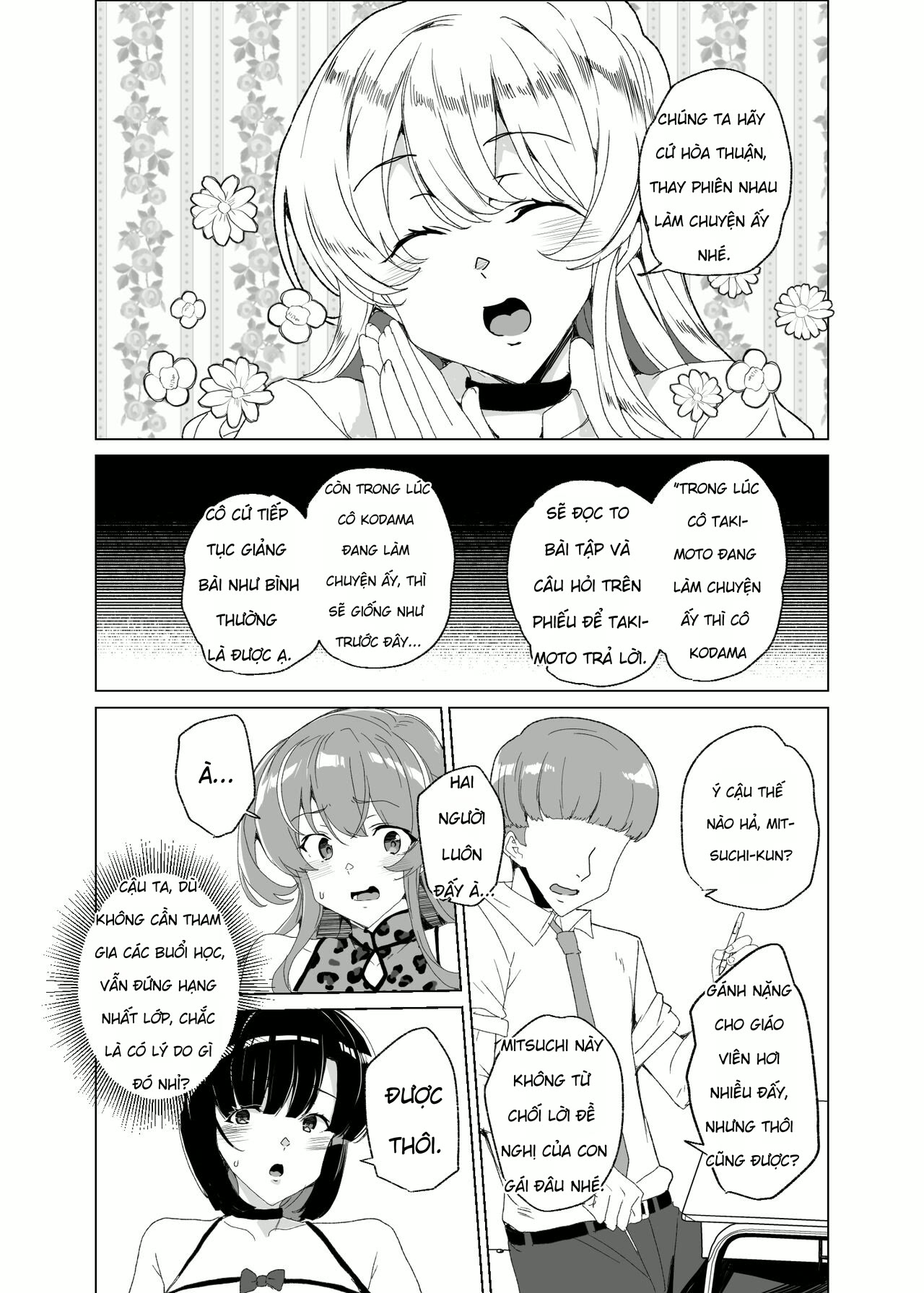 HentaiVN.net - Ảnh 23 - Joukyuu Seishi Chakushou Gimuka! 4 ~Jimikei Joshi to Tanetsuke Namahame Seikyouiku Campaign!~ - Chap 3