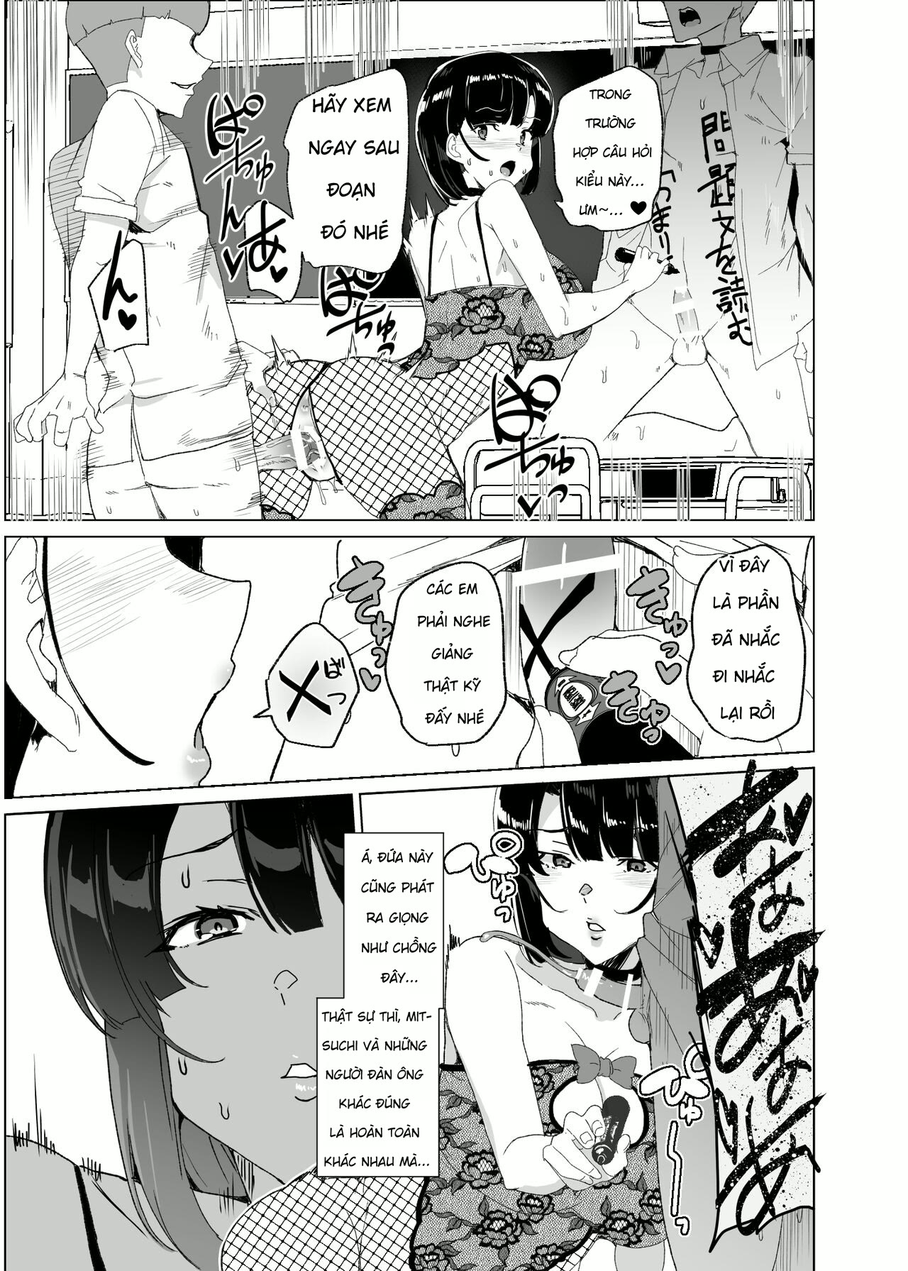HentaiVN.net - Ảnh 30 - Joukyuu Seishi Chakushou Gimuka! 4 ~Jimikei Joshi to Tanetsuke Namahame Seikyouiku Campaign!~ - Chap 3