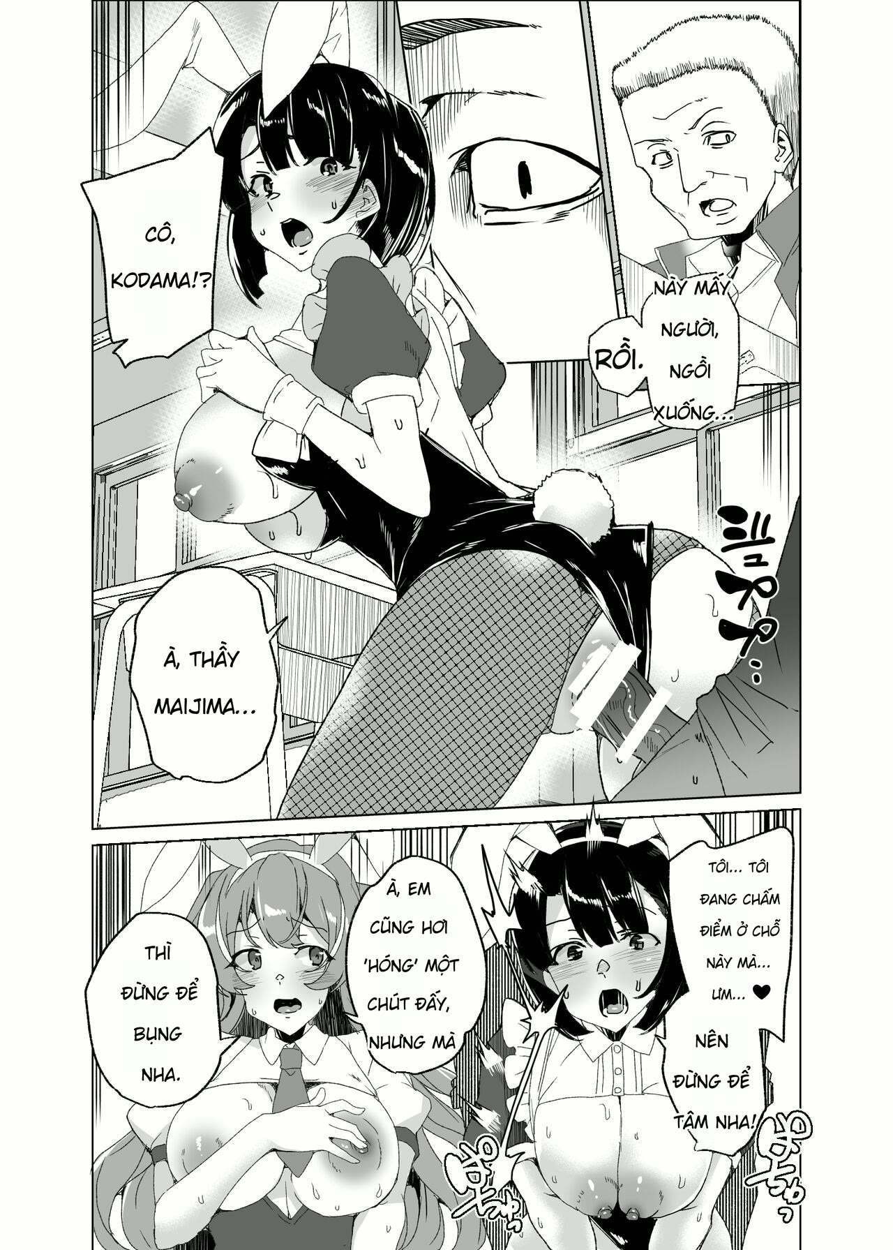 HentaiVN.net - Ảnh 33 - Joukyuu Seishi Chakushou Gimuka! 4 ~Jimikei Joshi to Tanetsuke Namahame Seikyouiku Campaign!~ - Chap 3