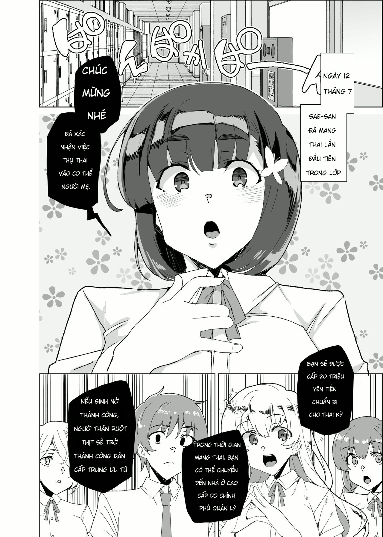 HentaiVN.net - Ảnh 9 - Joukyuu Seishi Chakushou Gimuka! 4 ~Jimikei Joshi to Tanetsuke Namahame Seikyouiku Campaign!~ - Chap 3