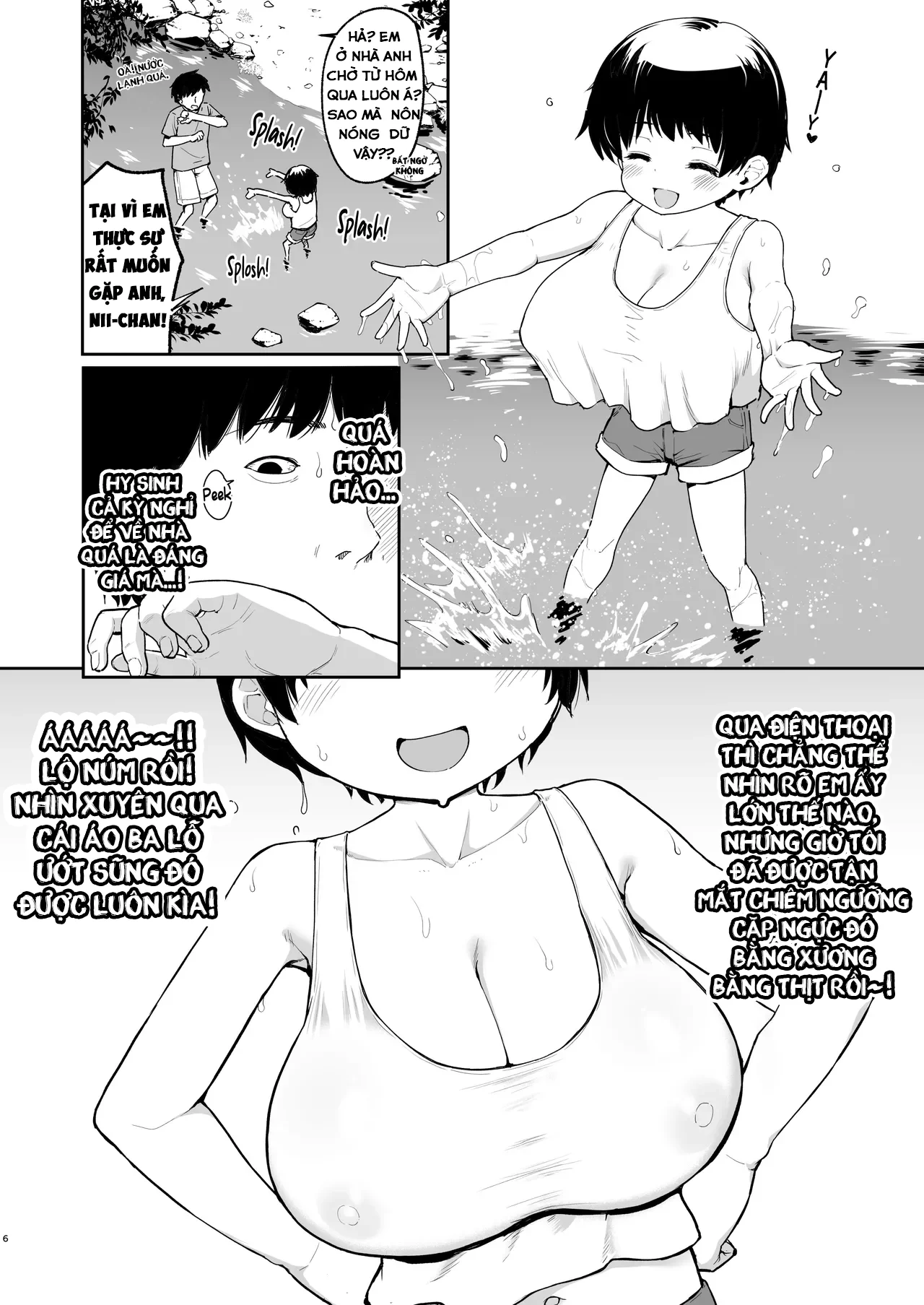 HentaiVN.net - Ảnh 3 - Cô Bé Ngực Bự Ngây Thơ, Ikumi Luôn Tin Lời Tôi - Chap 1