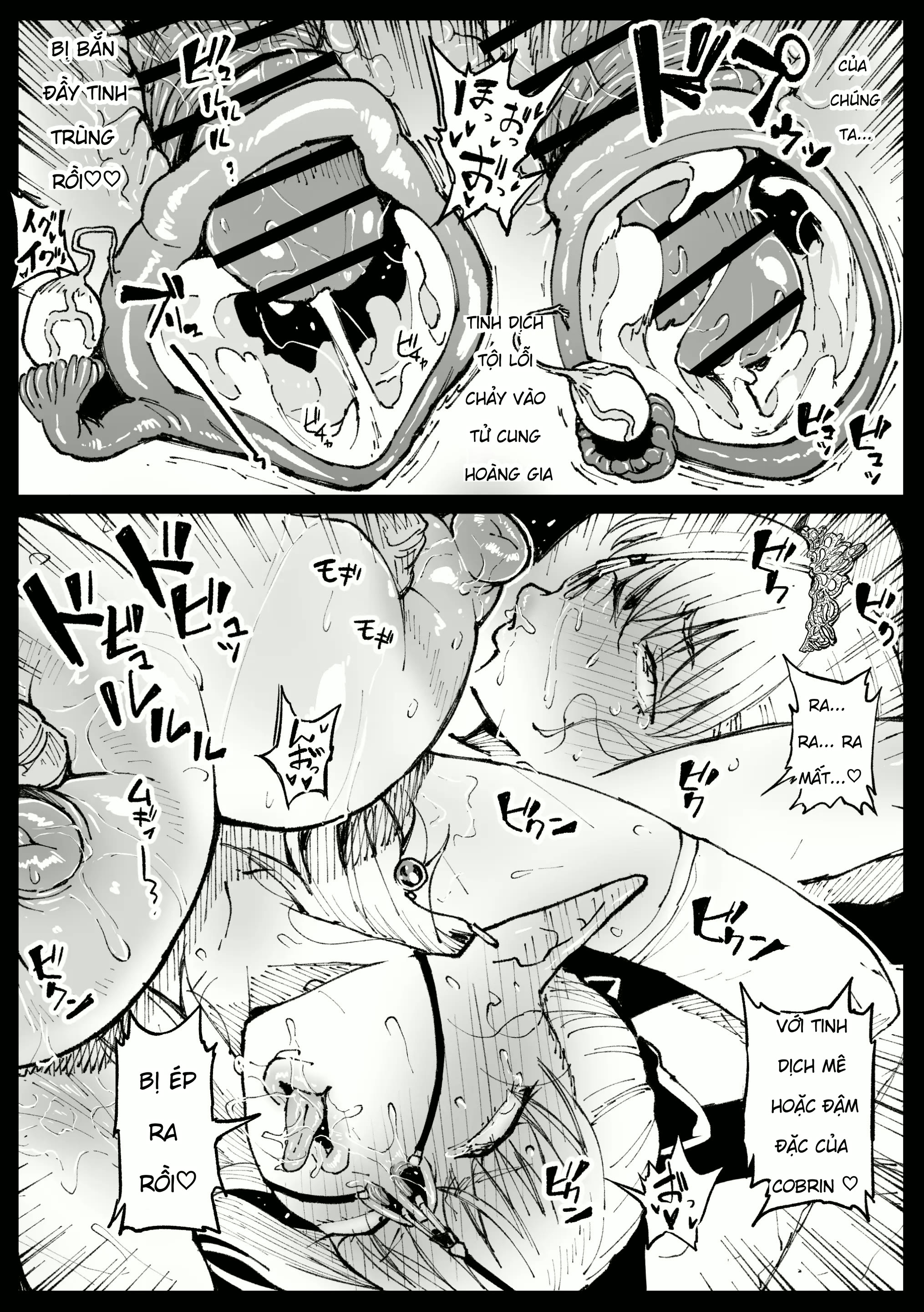 HentaiVN.net - Ảnh 15 - [Ahemaru] Câu chuyện về việc Nữ vương và Công chúa tộc High Elf trừng trị tội phạm tình dục. - Chap 1