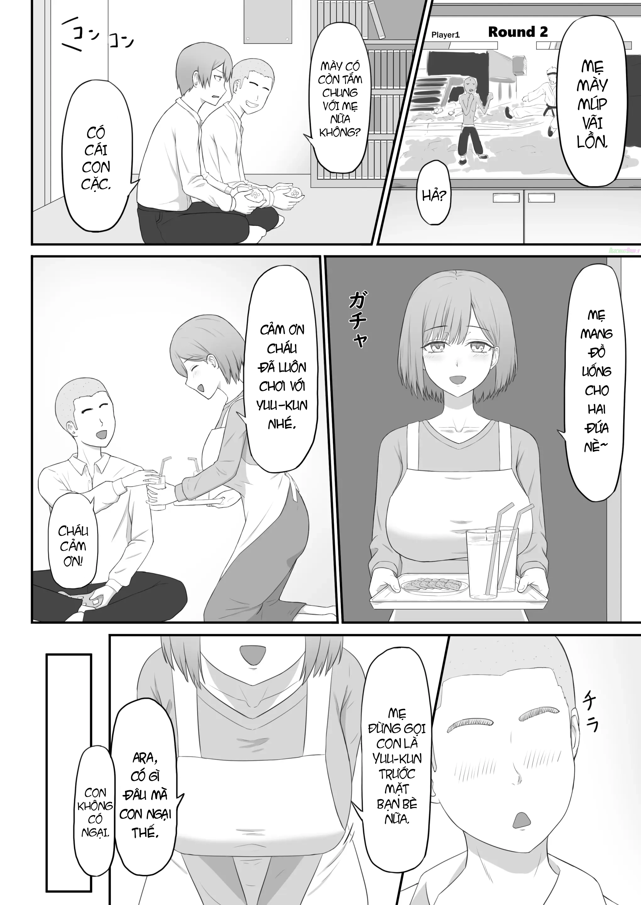HentaiVN.net - Ảnh 4 - Okaa-san wa Tomodachi no SeFri - Chap 1