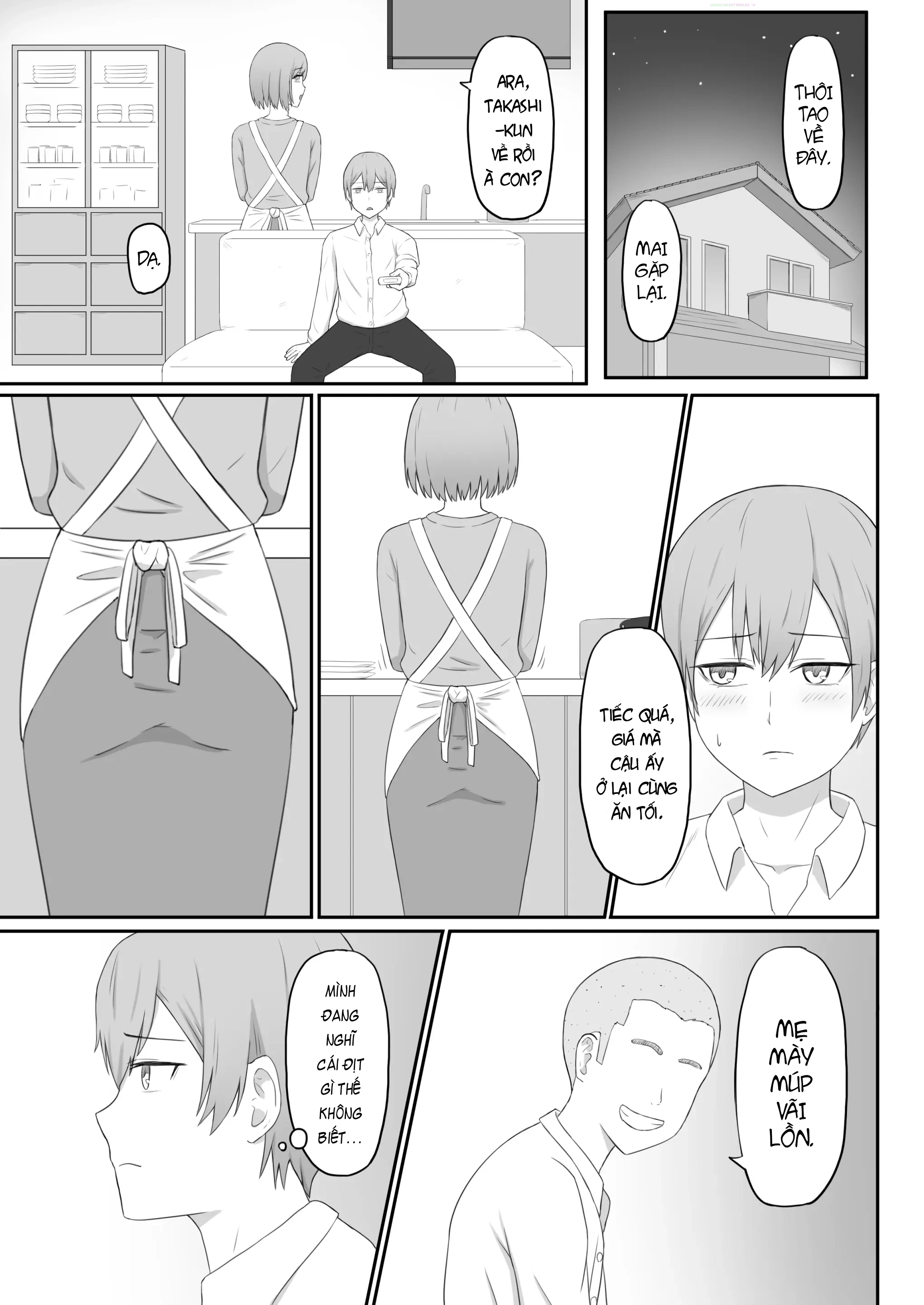 HentaiVN.net - Ảnh 5 - Okaa-san wa Tomodachi no SeFri - Chap 1