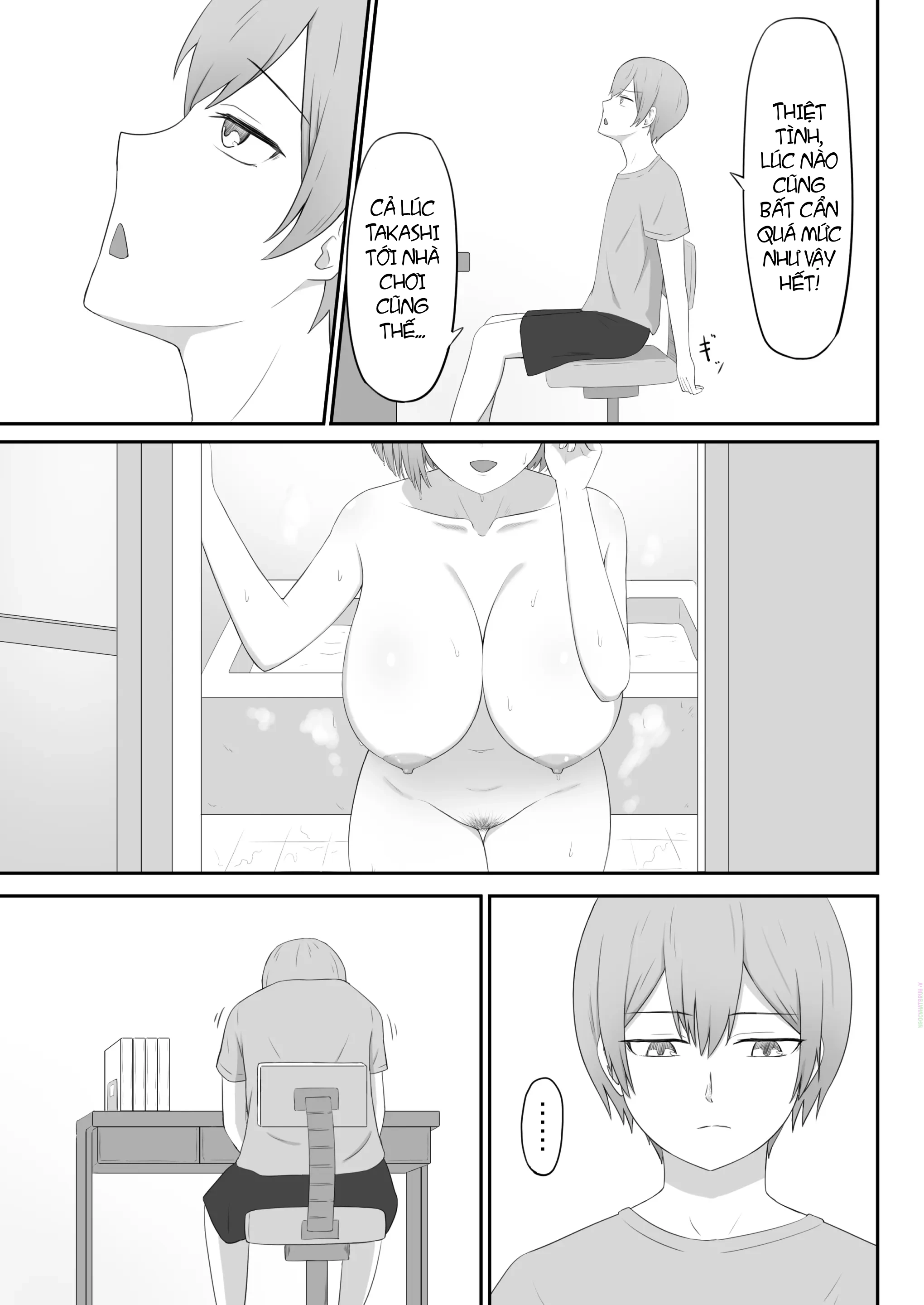 HentaiVN.net - Ảnh 7 - Okaa-san wa Tomodachi no SeFri - Chap 1
