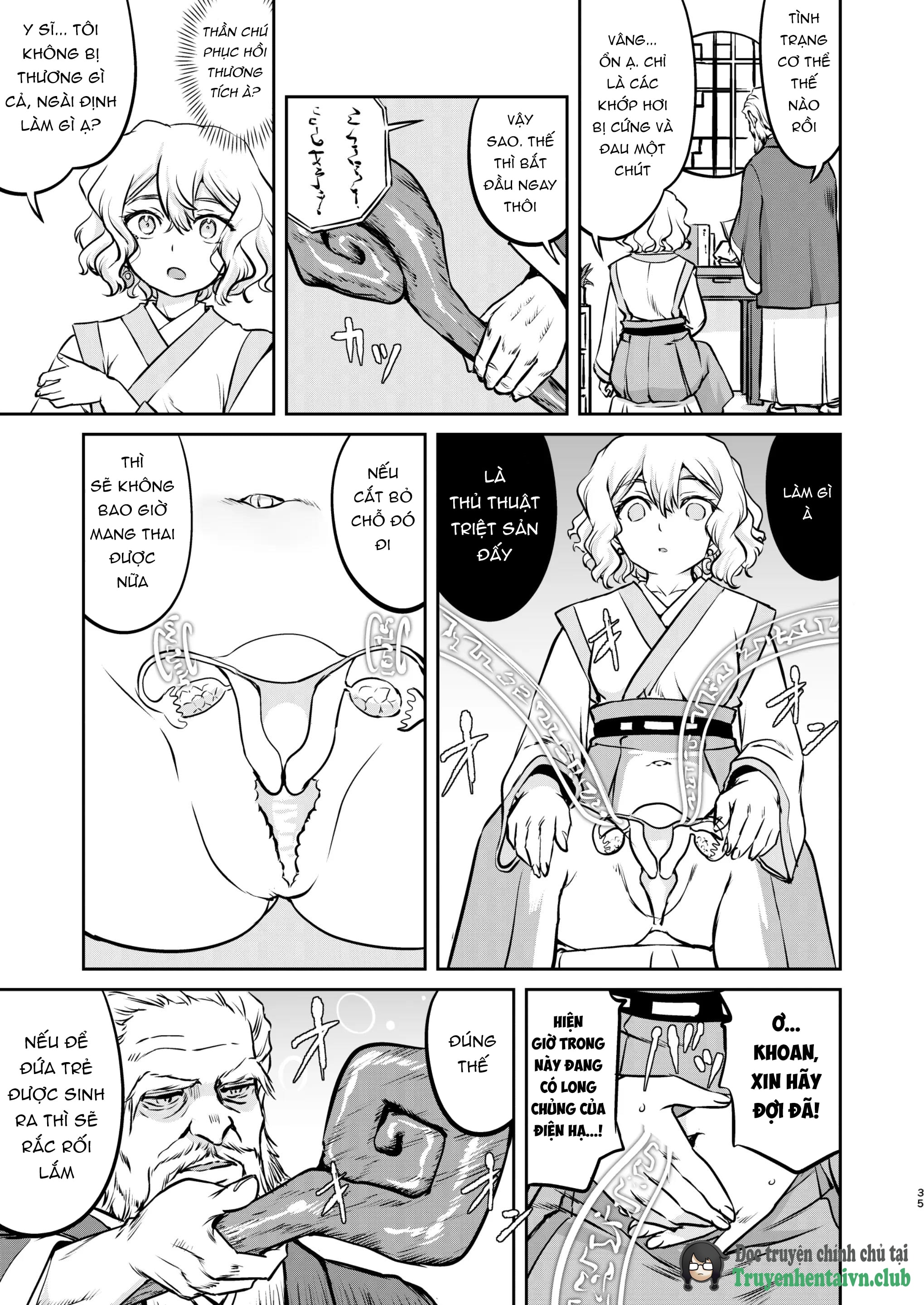 HentaiVN.net - Ảnh 36 - Isekai TS Ouji o Tasuketa Dake Nanoni Trance Hen - Chap 1
