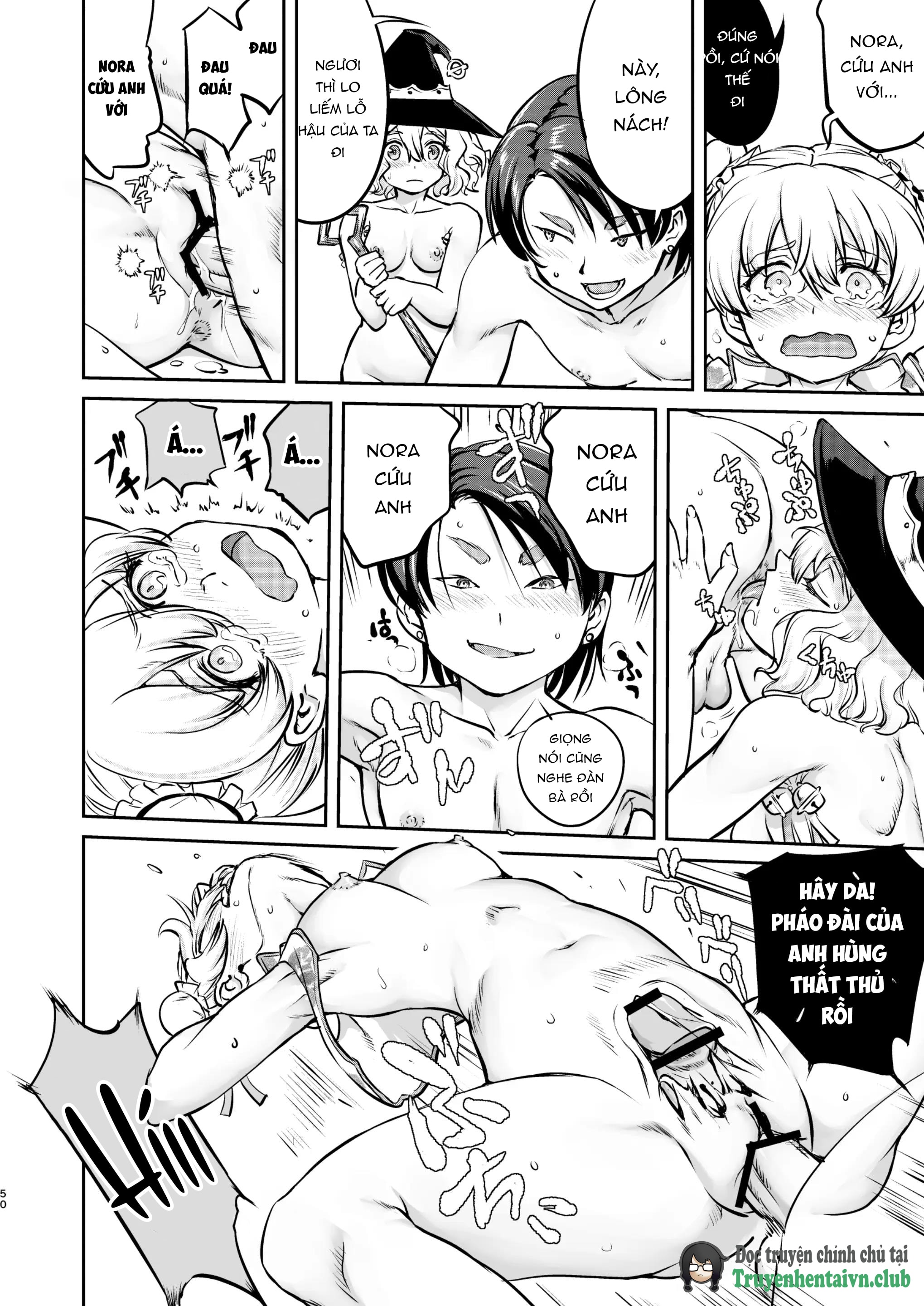 HentaiVN.net - Ảnh 51 - Isekai TS Ouji o Tasuketa Dake Nanoni Trance Hen - Chap 1