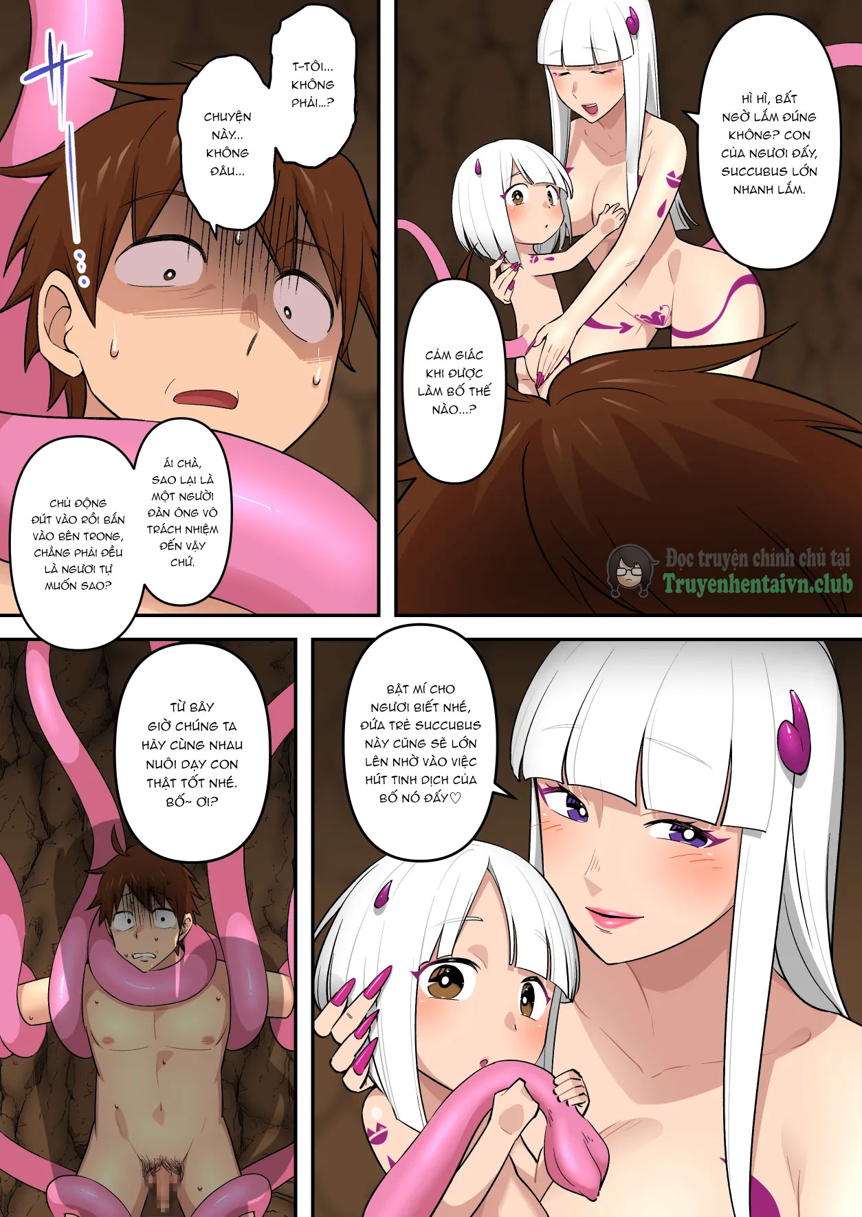 HentaiVN.net - Ảnh 46 - Game Over go no Sekai ~Tsuyo Tsuyo Inma ni Haiboku Shita Yusha ga Inma no Yobun to Shite Yosei o Mattousuru Hanashi~ - Chap 1
