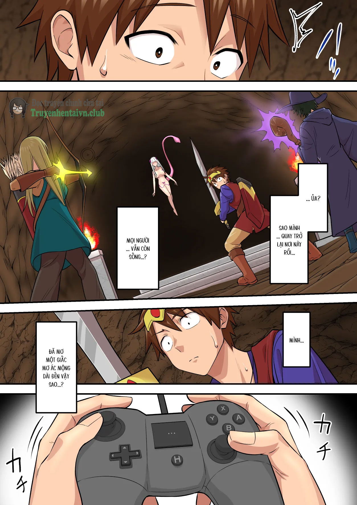 HentaiVN.net - Ảnh 67 - Game Over go no Sekai ~Tsuyo Tsuyo Inma ni Haiboku Shita Yusha ga Inma no Yobun to Shite Yosei o Mattousuru Hanashi~ - Chap 1