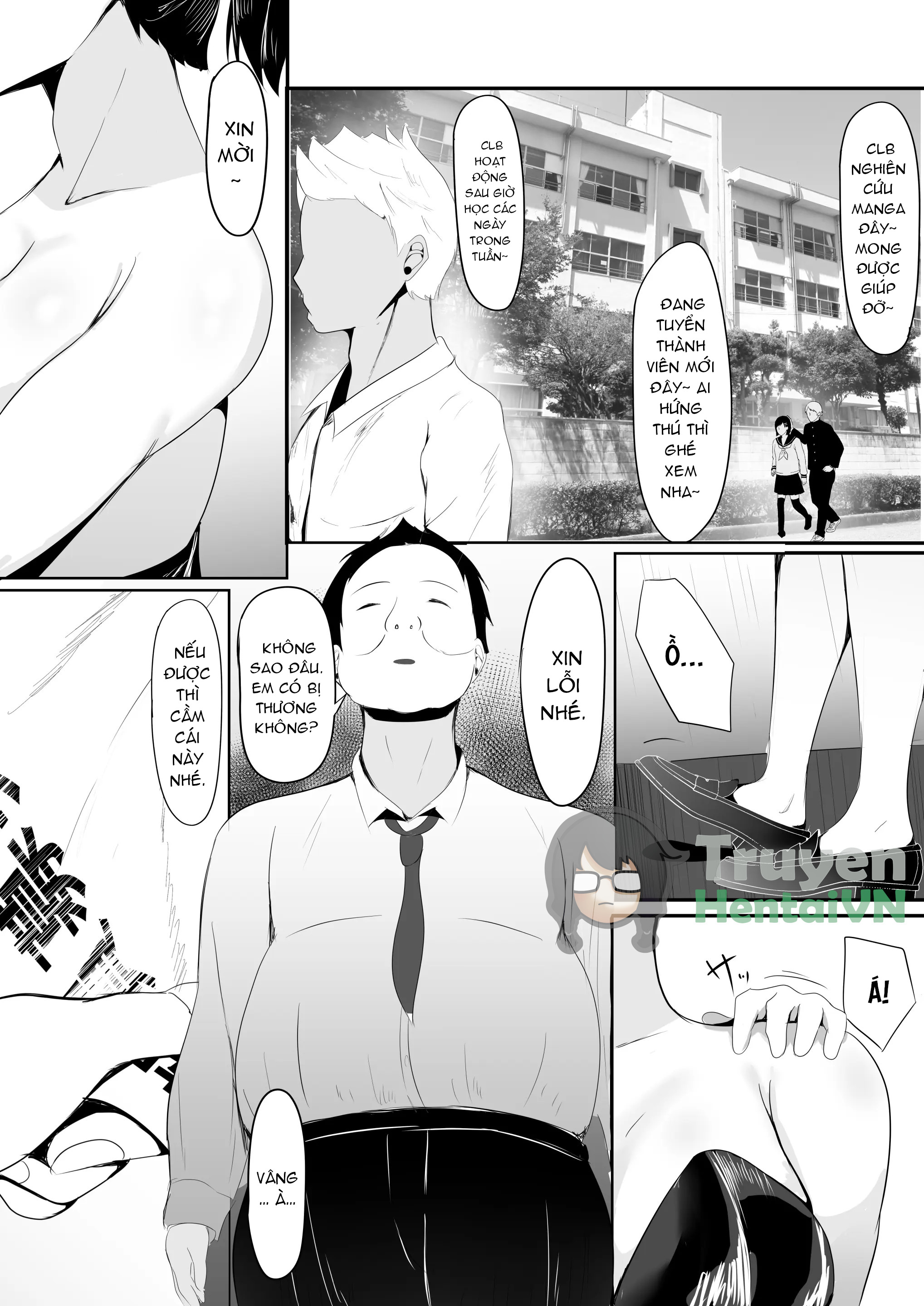 HentaiVN.net - Ảnh 9 - Yokoso! Manko Kenkyubu! - Chap 1