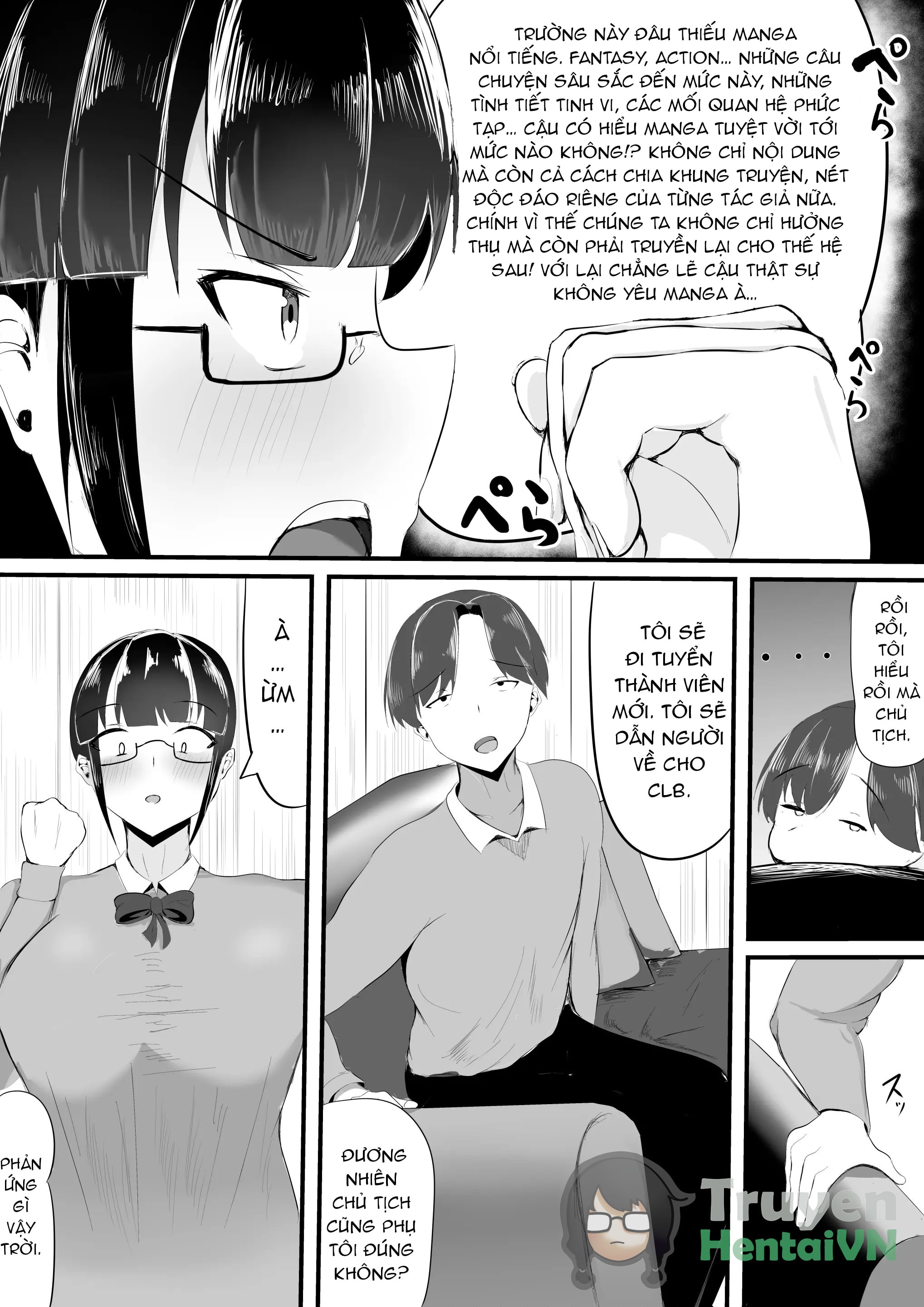 HentaiVN.net - Ảnh 5 - Yokoso! Manko Kenkyubu! - Chap 1