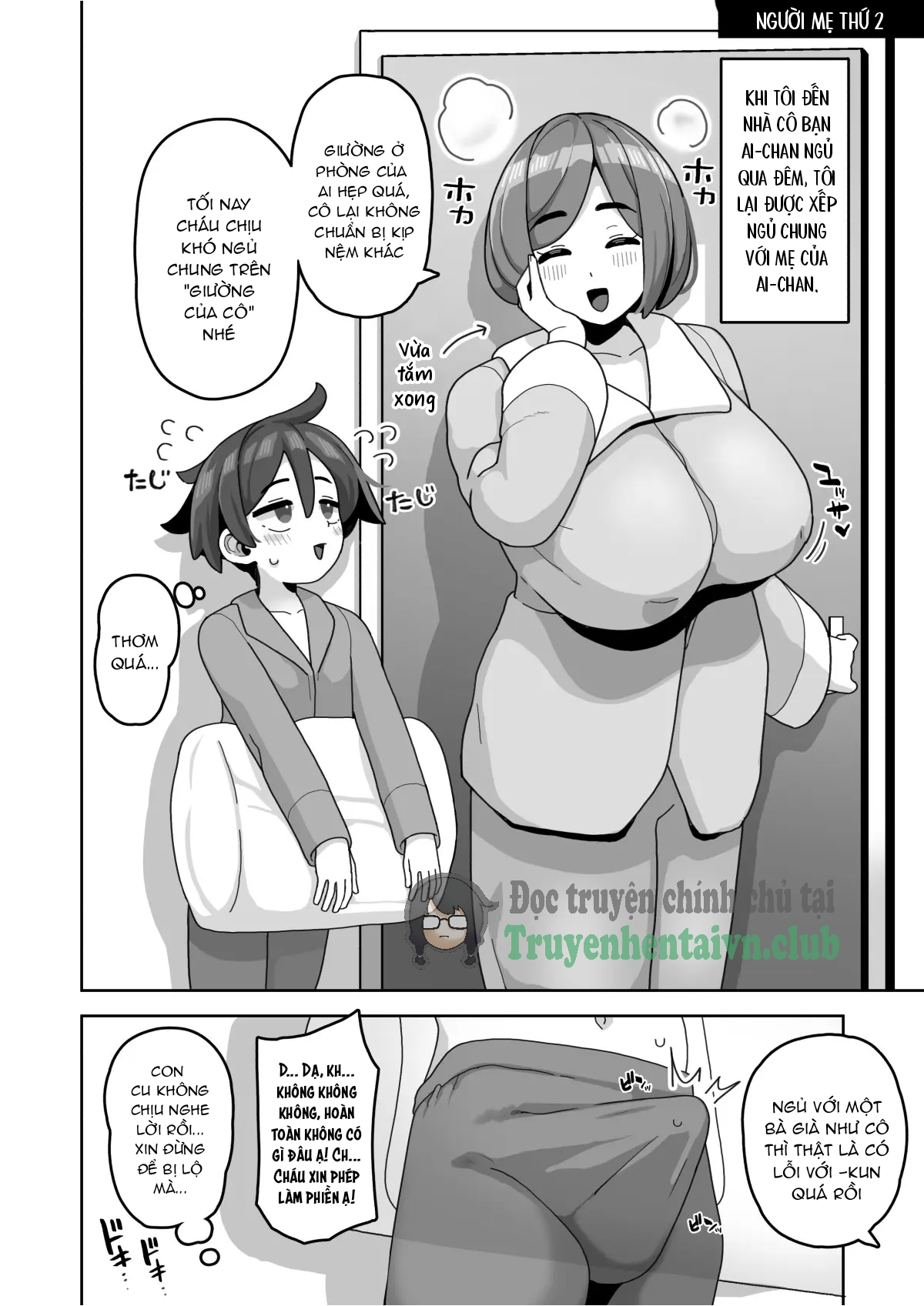 HentaiVN.net - Ảnh 11 - Okaa-san Sedai no Toshiue Mama-san to Nama H Shite Haramasechau Hon 3 - Chap 1