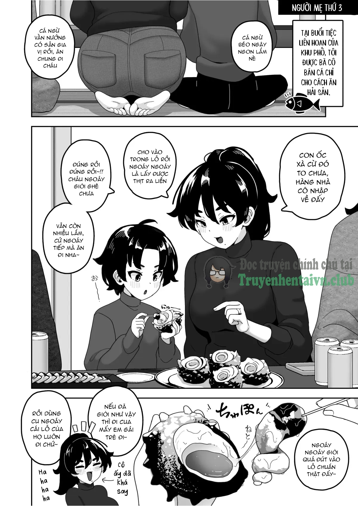 HentaiVN.net - Ảnh 15 - Okaa-san Sedai no Toshiue Mama-san to Nama H Shite Haramasechau Hon 3 - Chap 1