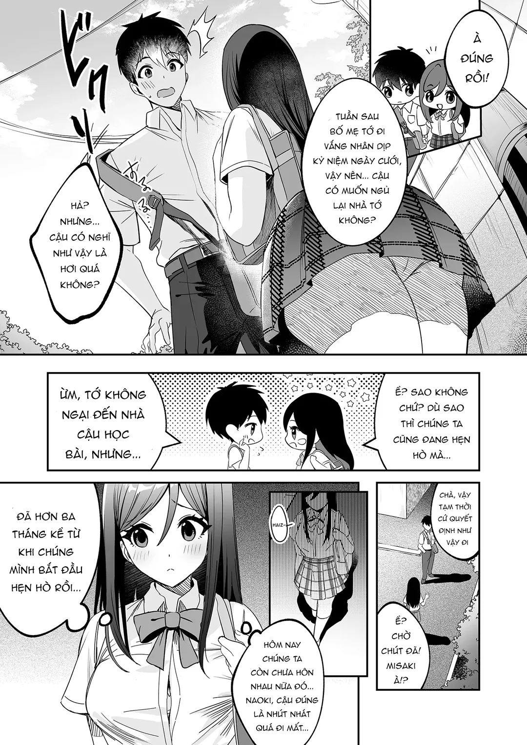 HentaiVN.net - Ảnh 3 - Rủ bạn trai tới nhà khi cha mẹ đi vắng - Chap 1
