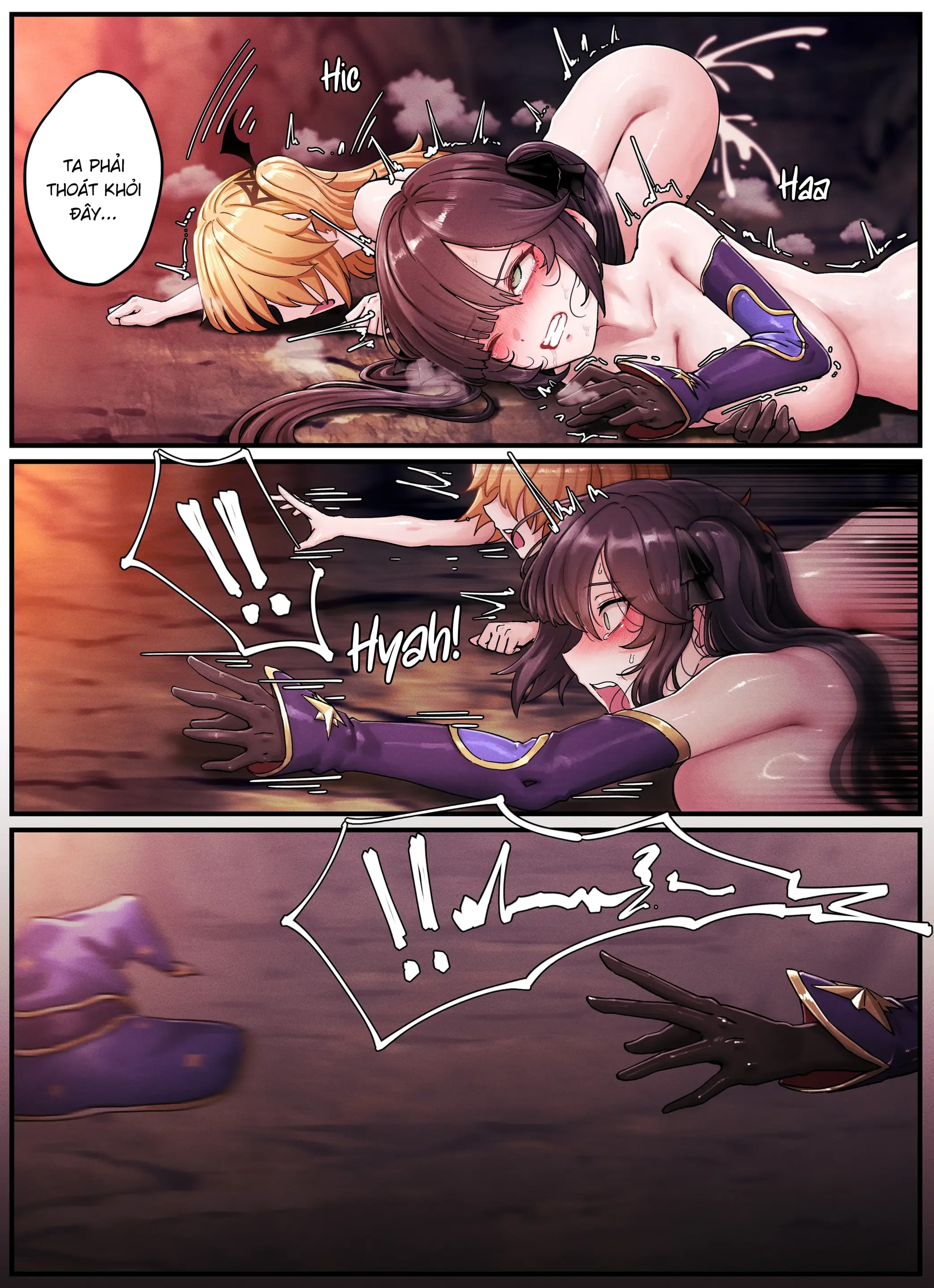 HentaiVN.net - Ảnh 10 - Teyvat Gravure #10: Mona & Fischl Goblin Impact - Chap 1