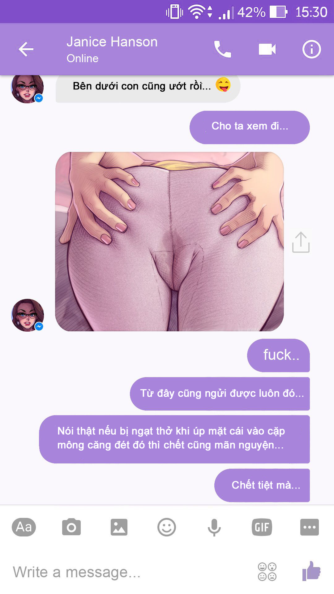 HentaiVN.net - Ảnh 16 - The Naughty In Law + Chat with Janice - Chap 5