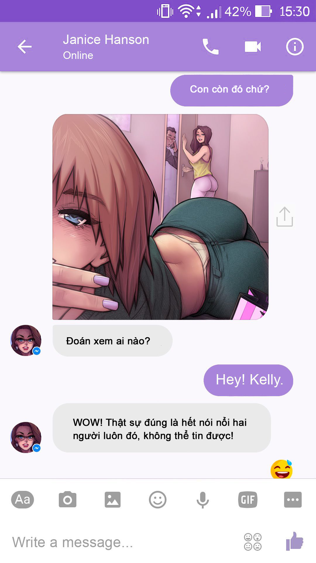 HentaiVN.net - Ảnh 18 - The Naughty In Law + Chat with Janice - Chap 5
