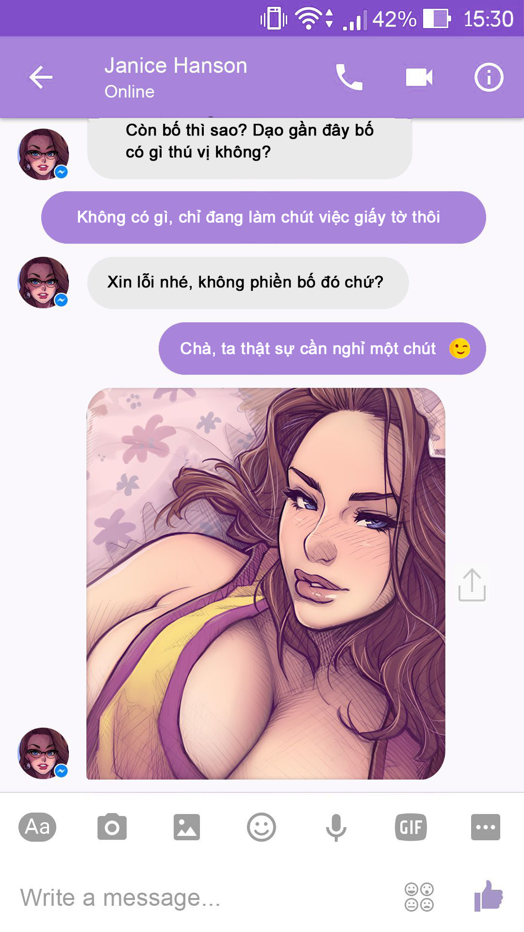 HentaiVN.net - Ảnh 3 - The Naughty In Law + Chat with Janice - Chap 5