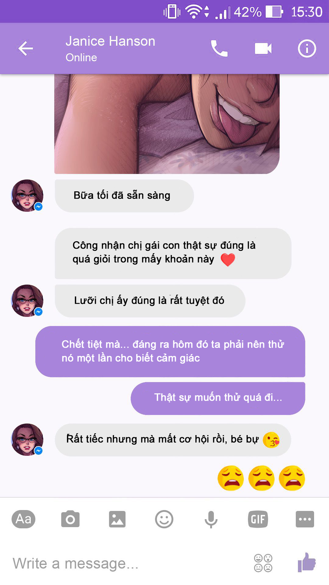 HentaiVN.net - Ảnh 34 - The Naughty In Law + Chat with Janice - Chap 5