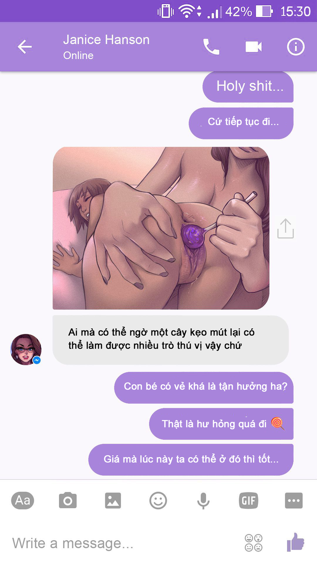 HentaiVN.net - Ảnh 49 - The Naughty In Law + Chat with Janice - Chap 5