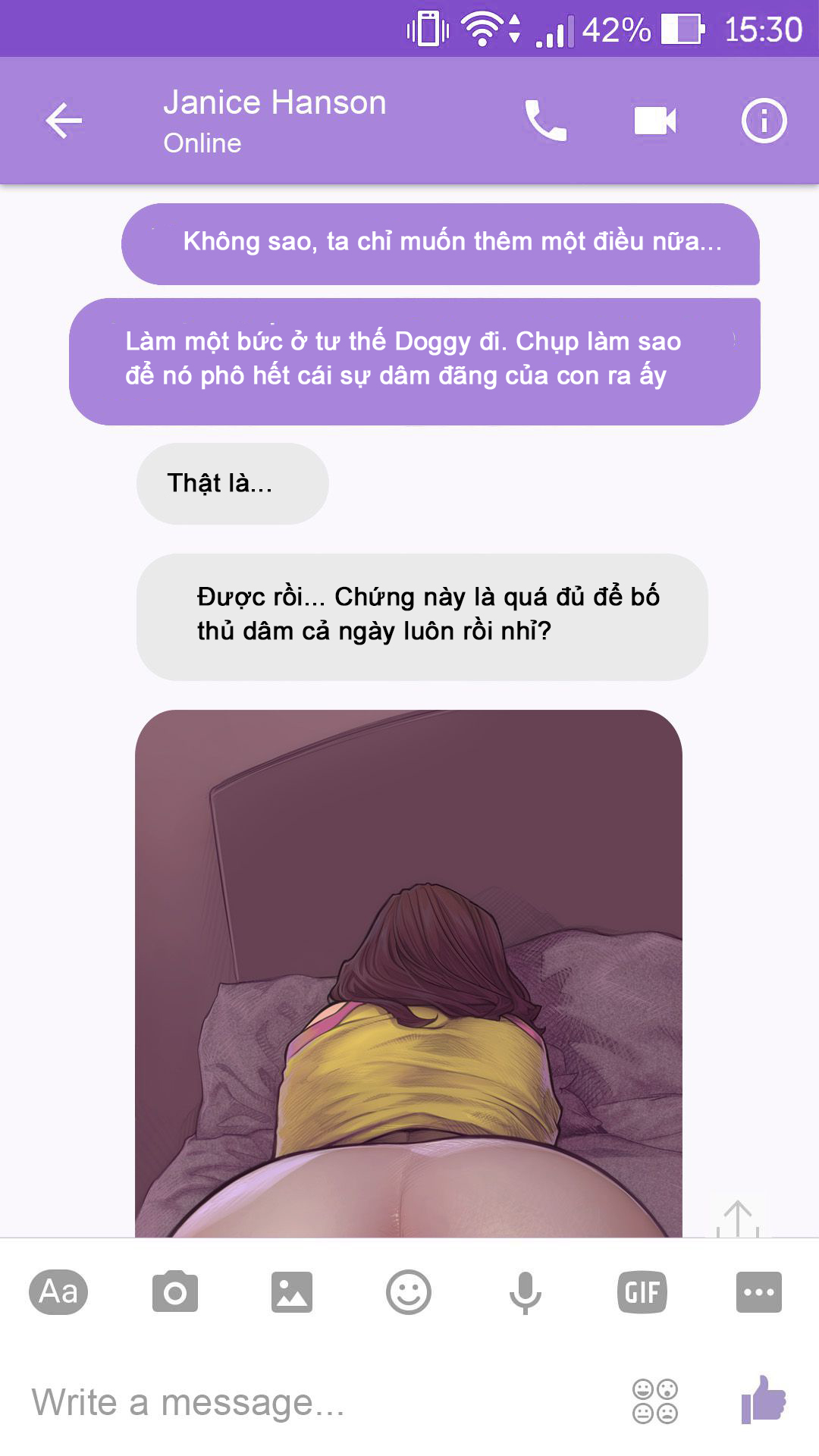 HentaiVN.net - Ảnh 54 - The Naughty In Law + Chat with Janice - Chap 5