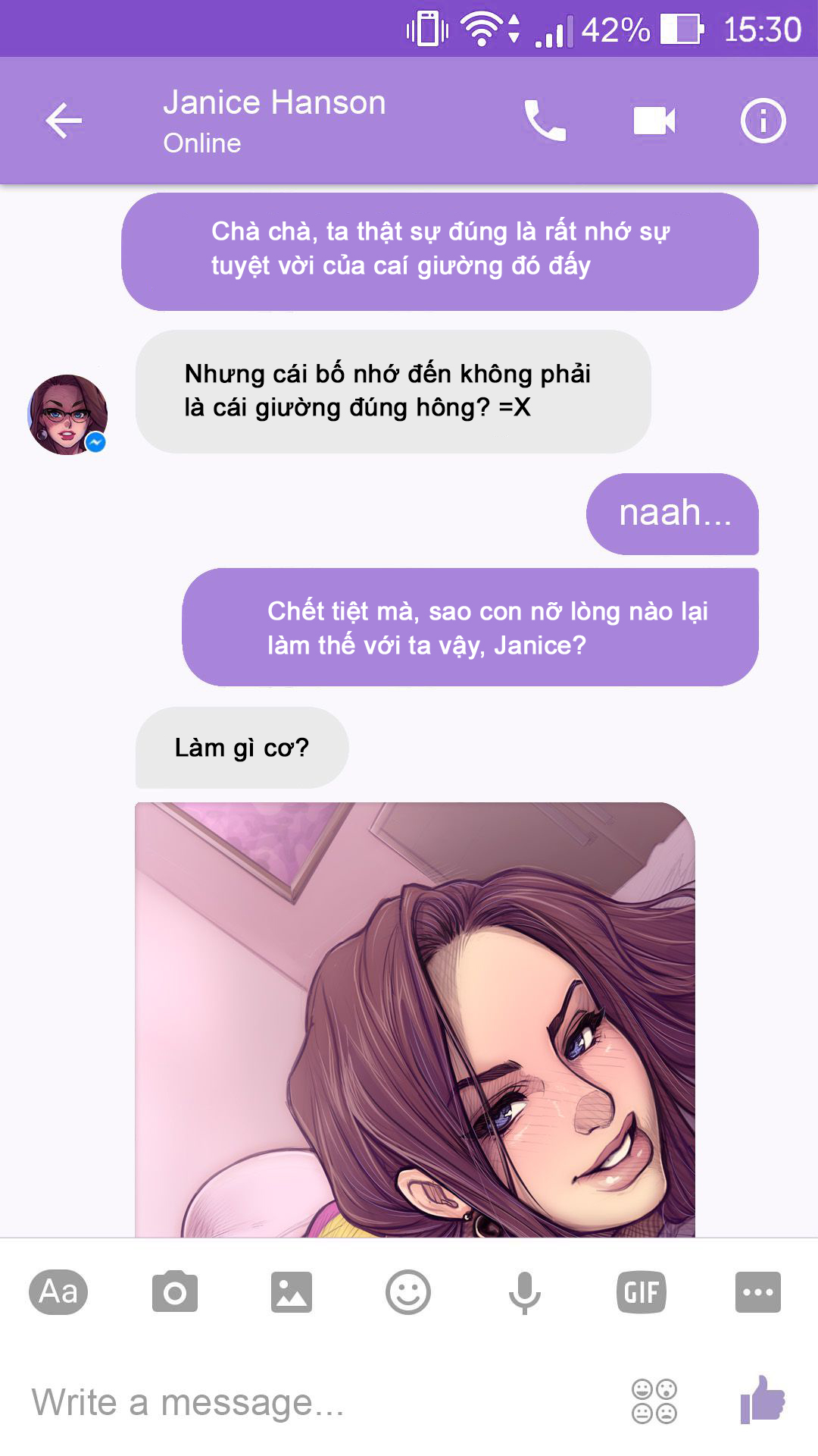 HentaiVN.net - Ảnh 7 - The Naughty In Law + Chat with Janice - Chap 5